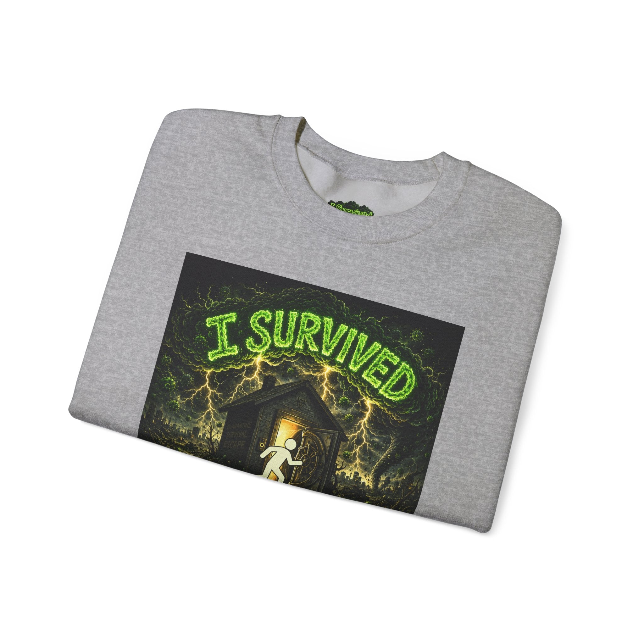 I Survived 2020 — S1:E2 "The Coming of COVID" | Pandemic Edition Unisex Heavy Blend™ Crewneck Sweatshirt