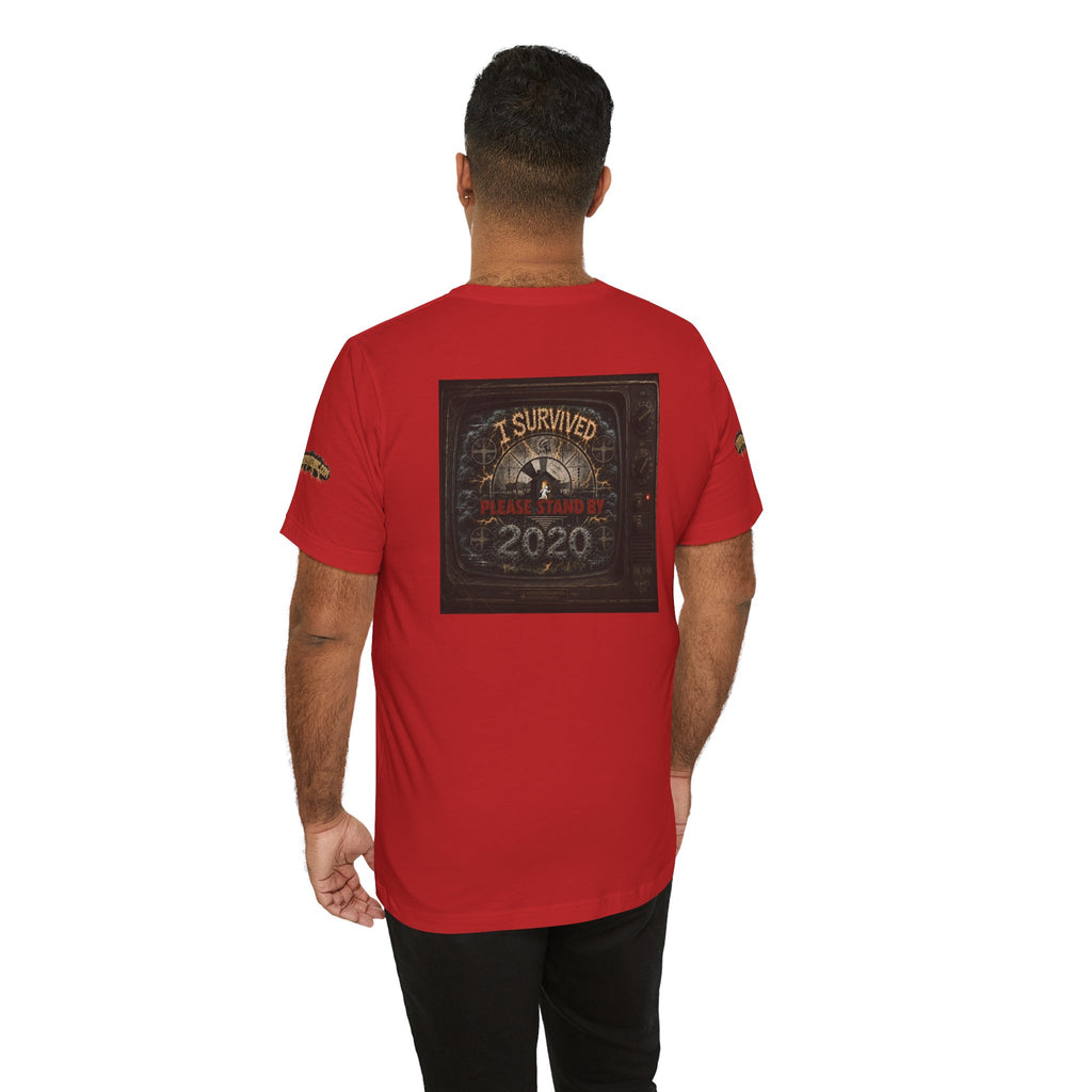 I Survived 2020 — "Please Stand By" Test Pattern Tee Special Edition Summer Premier Unisex Jersey Short Sleeve Tee