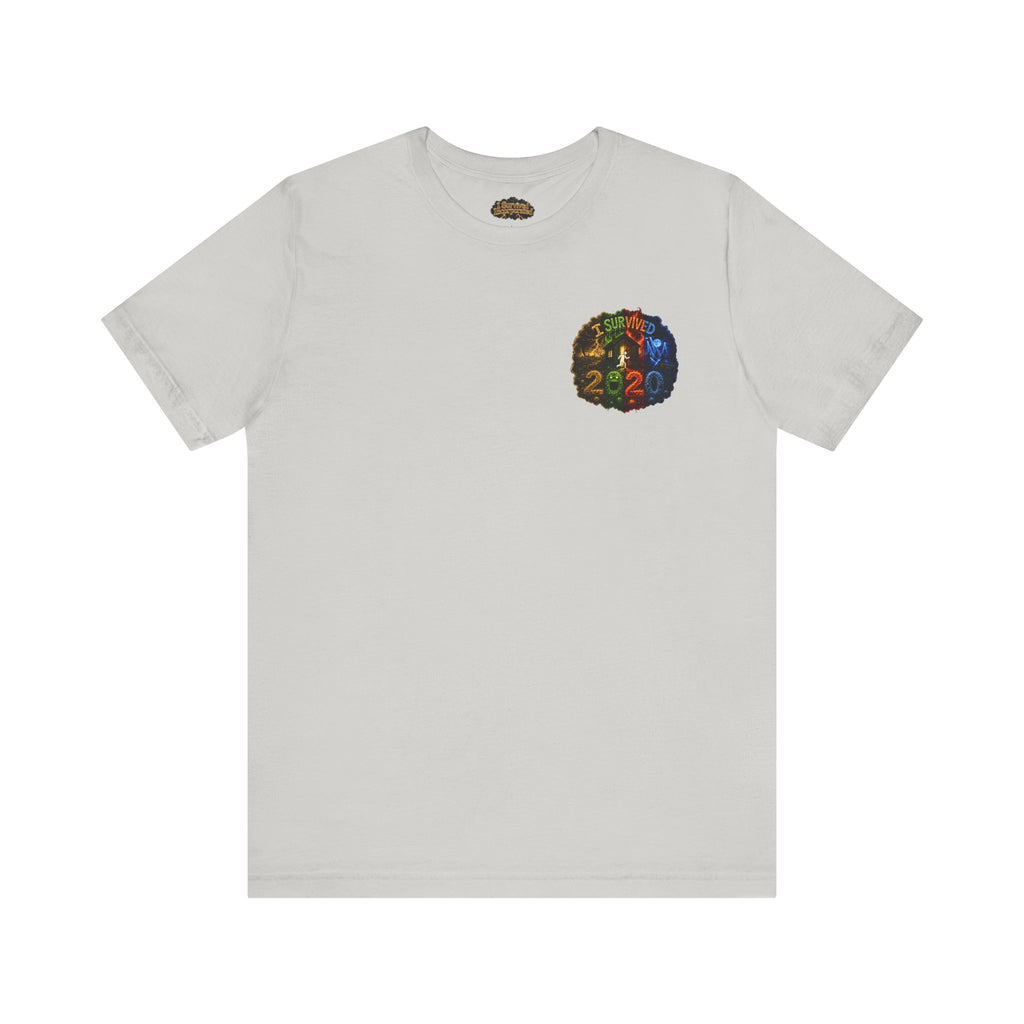 I Survived 2020 — "No Signal" Test Pattern Tee Alien Broadcast Finale Summer Premiere Unisex Jersey Short Sleeve Tee