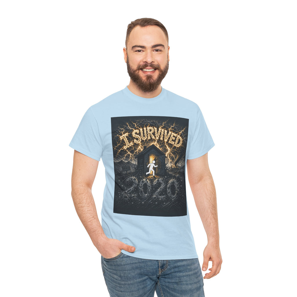 I Survived 2020 — Original PILOT Design Unisex Heavy Cotton Tee