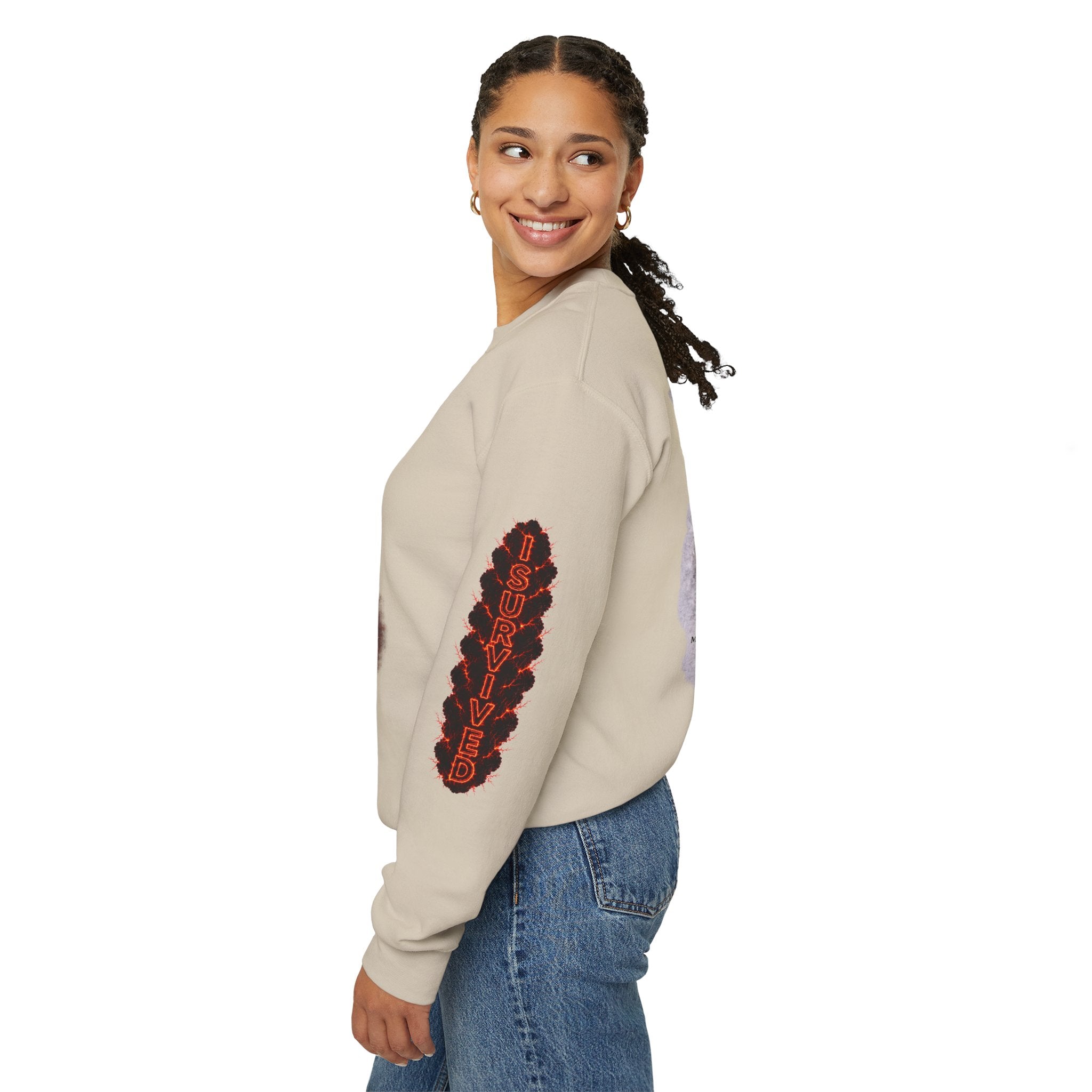 I Survived 2020 — Director's Cut S2:E3 "The California Wildfires" | Wildfire Edition Memorial Unisex Heavy Blend™ Crewneck Sweatshirt
