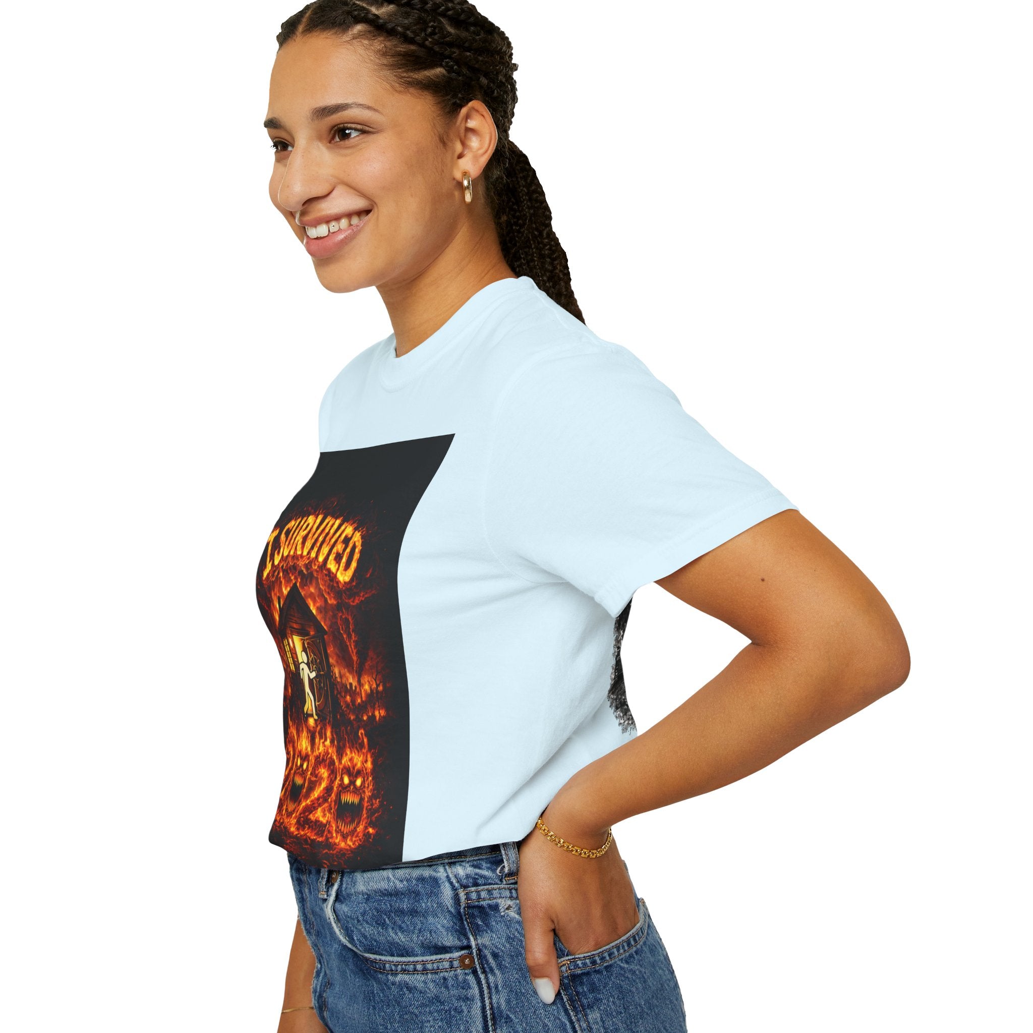 I Survived 2020 — WILDFIRES S2:E2: "The Bobcat Fire" Memorial Unisex Garment-Dyed T-shirt
