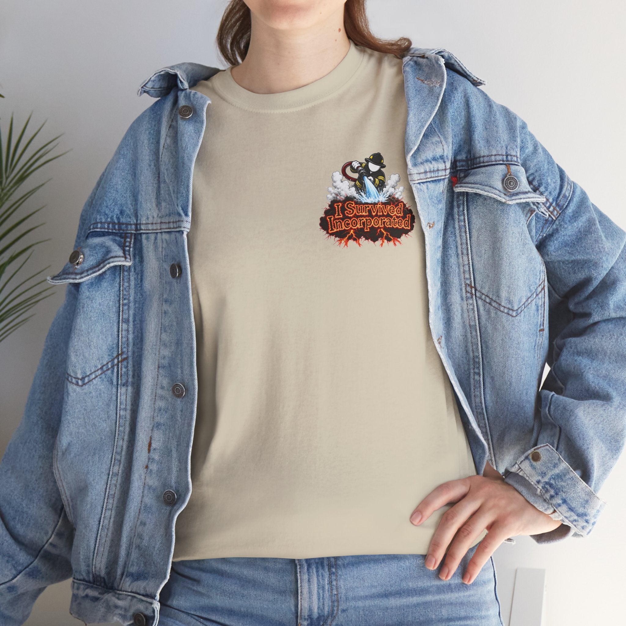 I Survived 2020 — "Please Stand By" Test Pattern Tee Wildfire Signal Edition Summer Premiere Unisex Heavy Cotton Tee