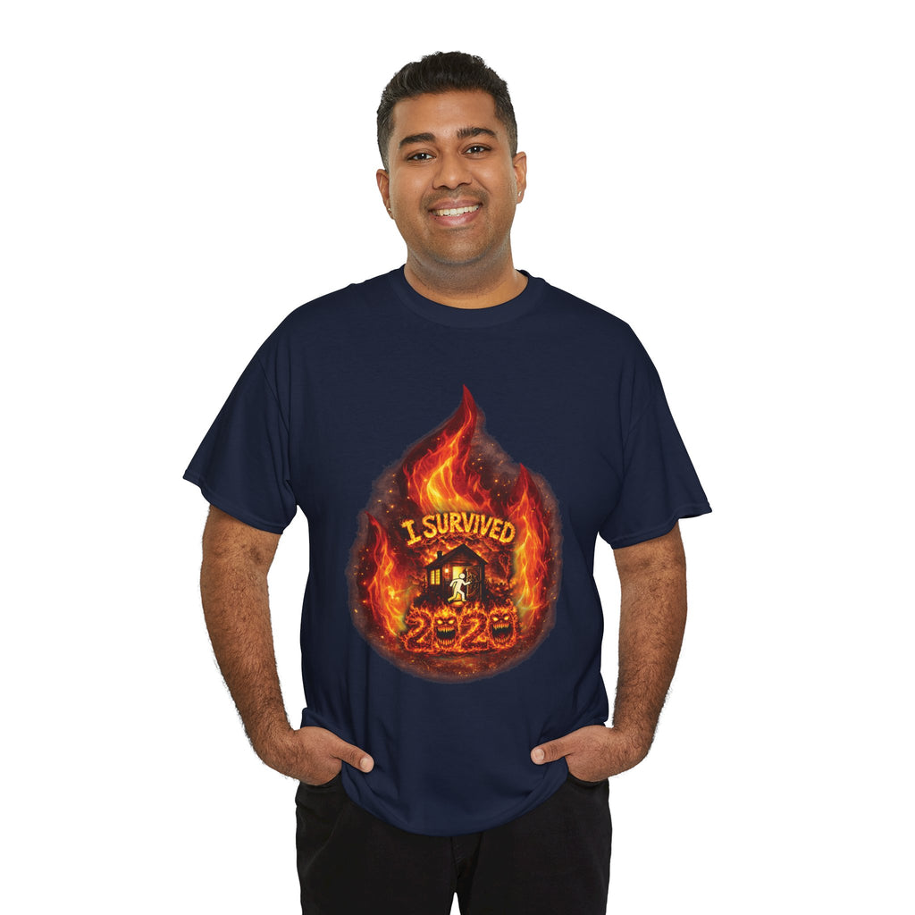 I Survived 2020 — Director's Cut S2:E1 "Berry Creek" | Wildfire Edition Memorial Unisex Heavy Cotton Tee