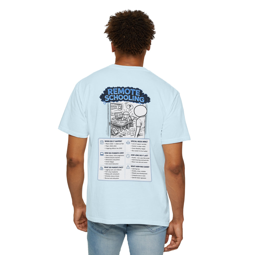 I Survived 2020 — Director's Cut S3:E3 "Remote Schooling" | Lockdown Edition Documentary Unisex Garment-Dyed T-shirt