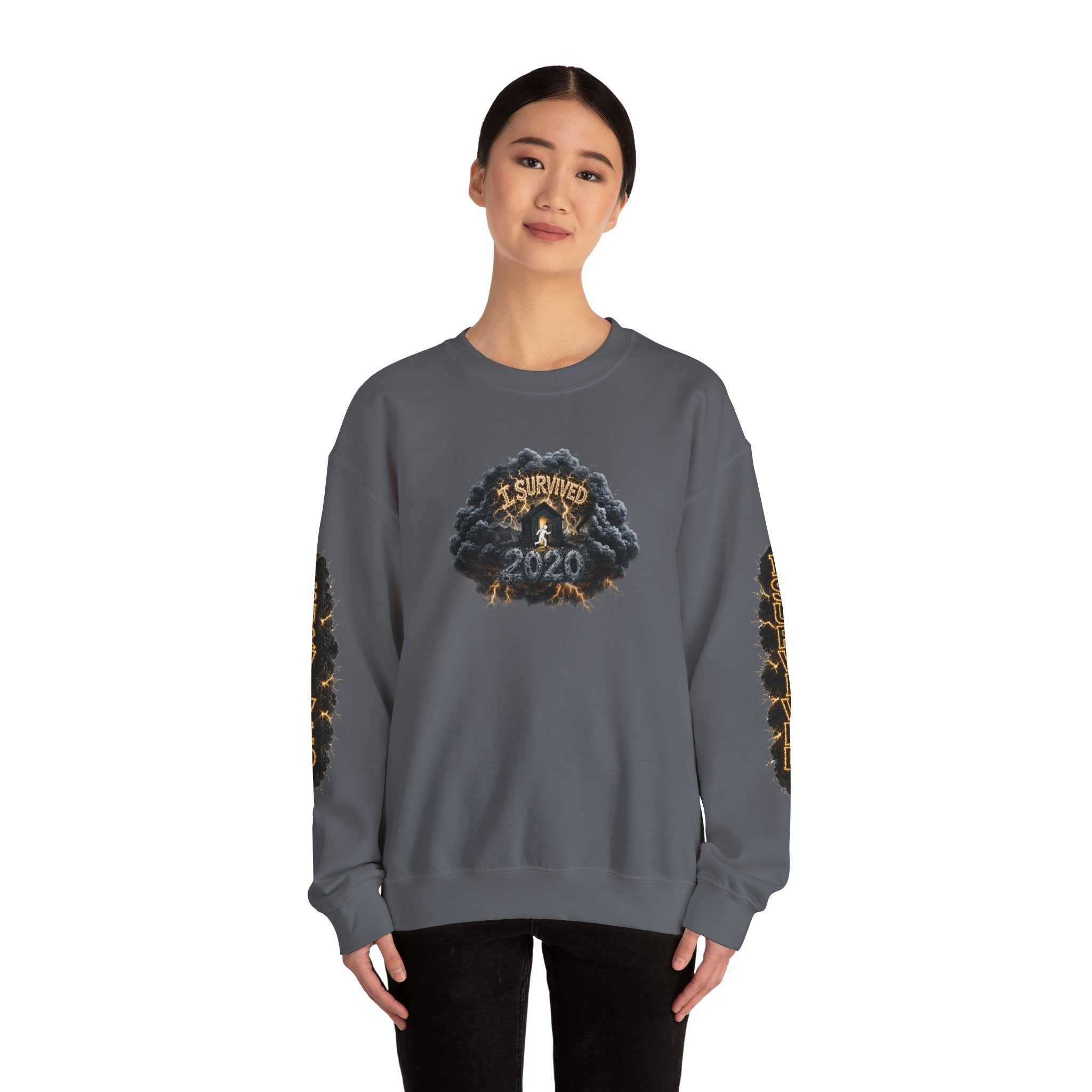 I Survived 2020 — Original PILOT Design: Director's Cut Special Edition Unisex Heavy Blend™ Crewneck Sweatshirt