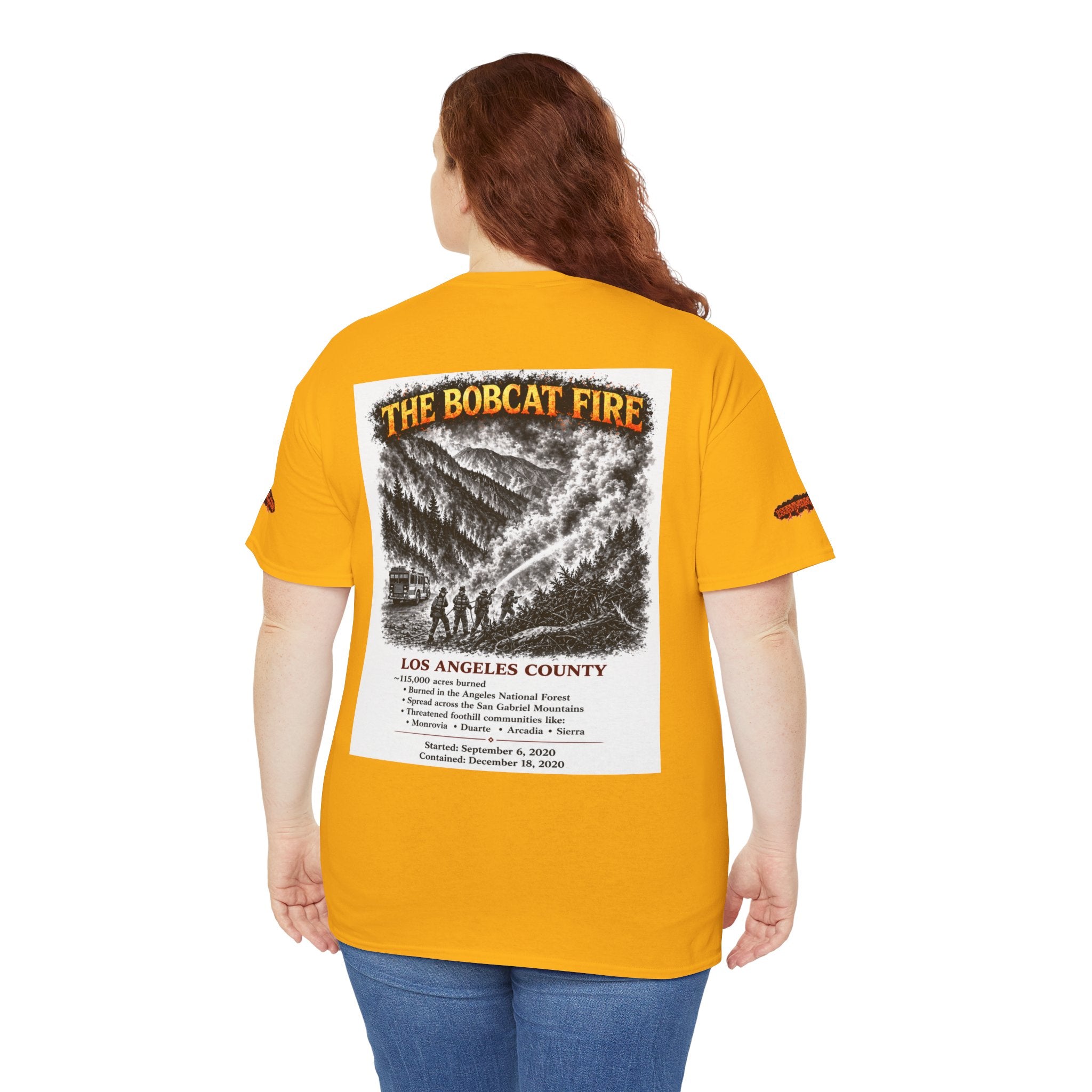 I Survived 2020 — S2:E2 "The Bobcat Fire" | Wildfire Edition Memorial Unisex Heavy Cotton Tee (SPECIAL EDITION)