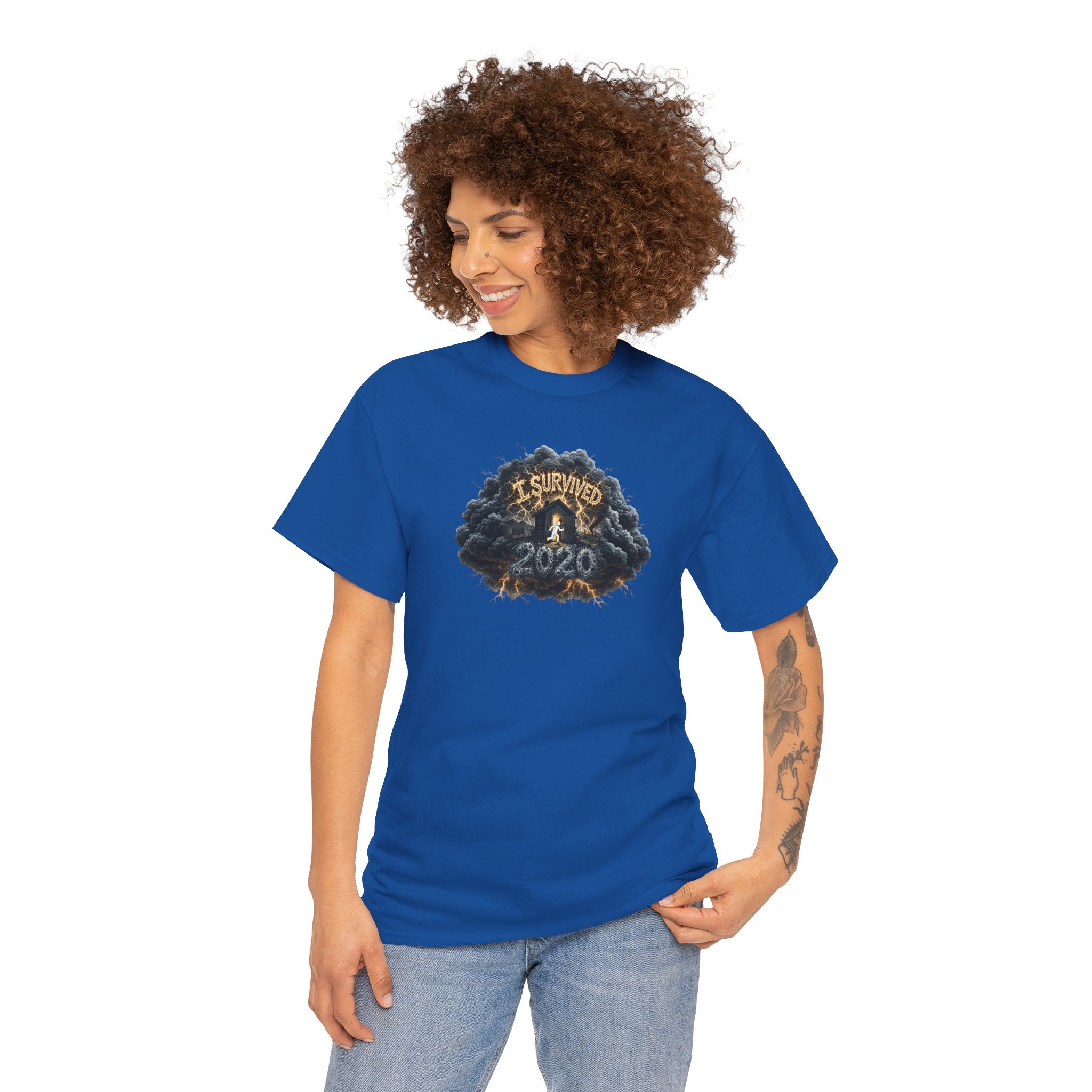 I Survived 2020 —  Original PILOT Design: Director's Cut Unisex Heavy Cotton Tee