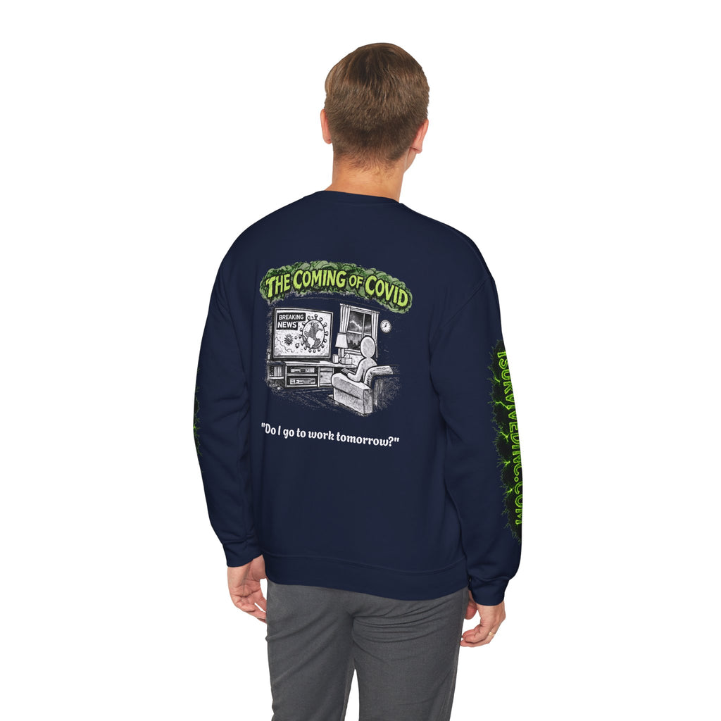 I Survived 2020 — S1:E2 "The Coming of COVID" | Pandemic Edition Unisex Heavy Blend™ Crewneck Sweatshirt