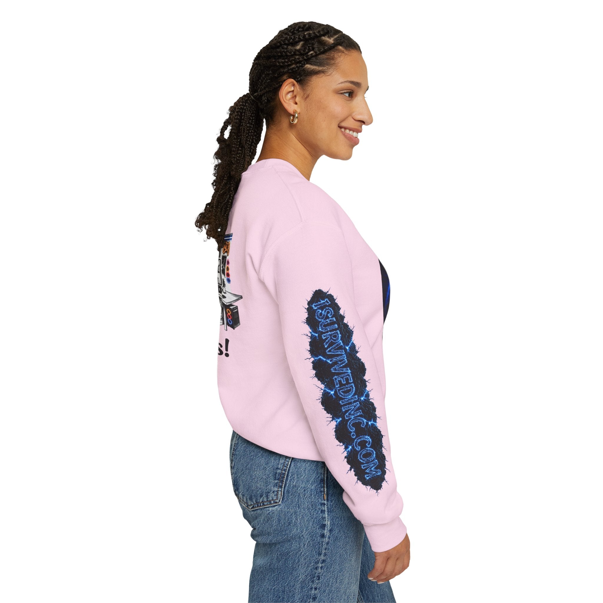 I Survived 2020 — LOCKDOWN S3:E4: "Working From Home" Unisex Heavy Blend™ Crewneck Sweatshirt