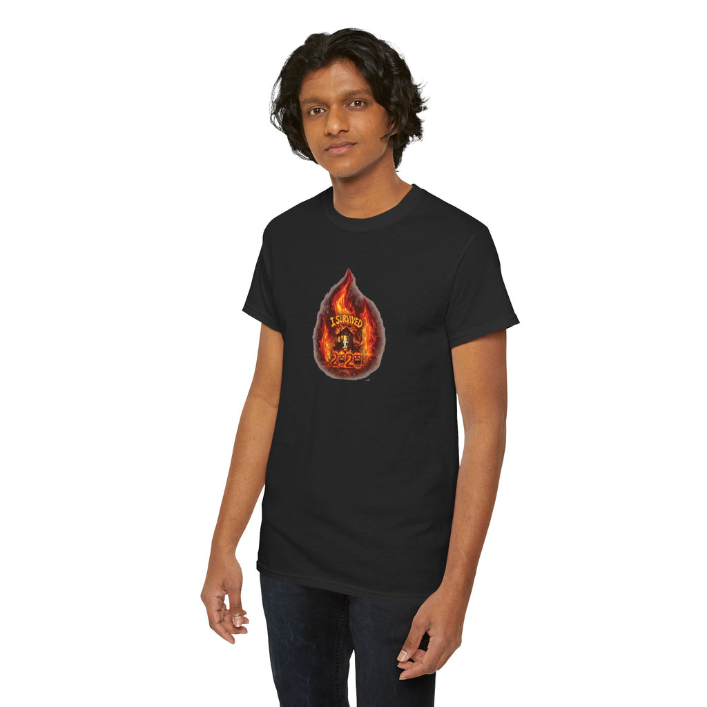 I Survived 2020 — WILDFIRES S2:E1: Director's Cut "Berry Creek" Memorial Unisex Heavy Cotton Tee