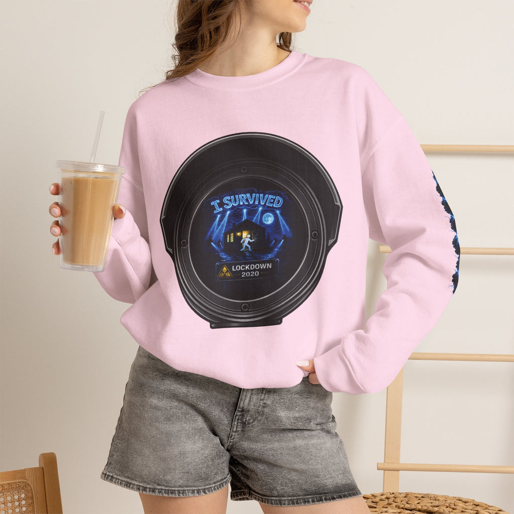 I Survived 2020 — Director's Cut S3:E1 "Quarantine" | Lockdown Edition Documentary Unisex Heavy Blend™ Crewneck Sweatshirt