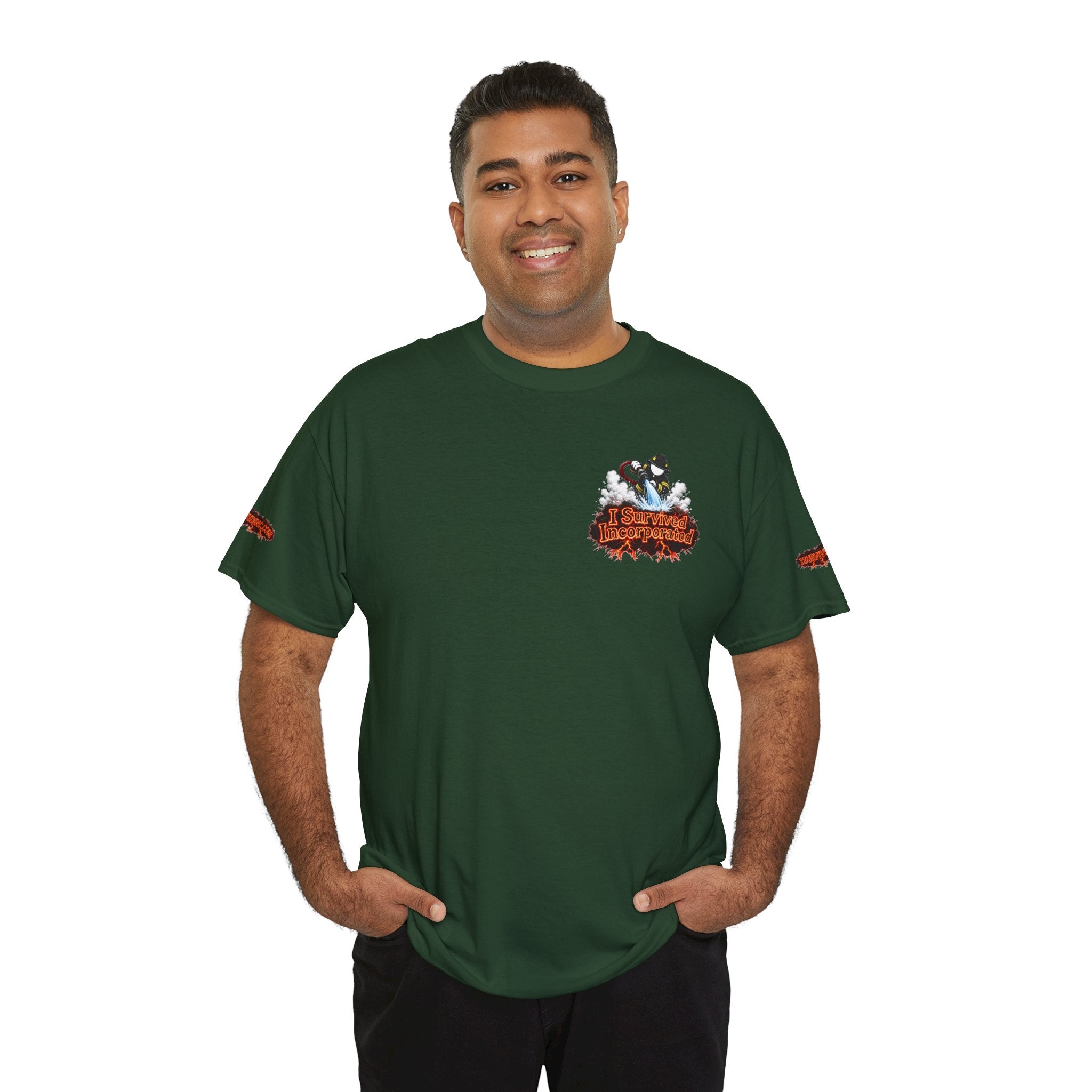 I Survived 2020 — "Please Stand By" Test Pattern Tee Wildfire Signal Special Edition Summer Premiere Unisex Heavy Cotton Tee