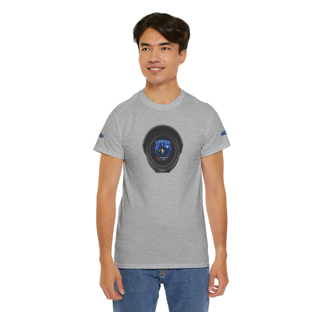 I Survived 2020 — LOCKDOWN S3:E1: Director's Cut Special Edition "Quarantine" Unisex Heavy Cotton Tee