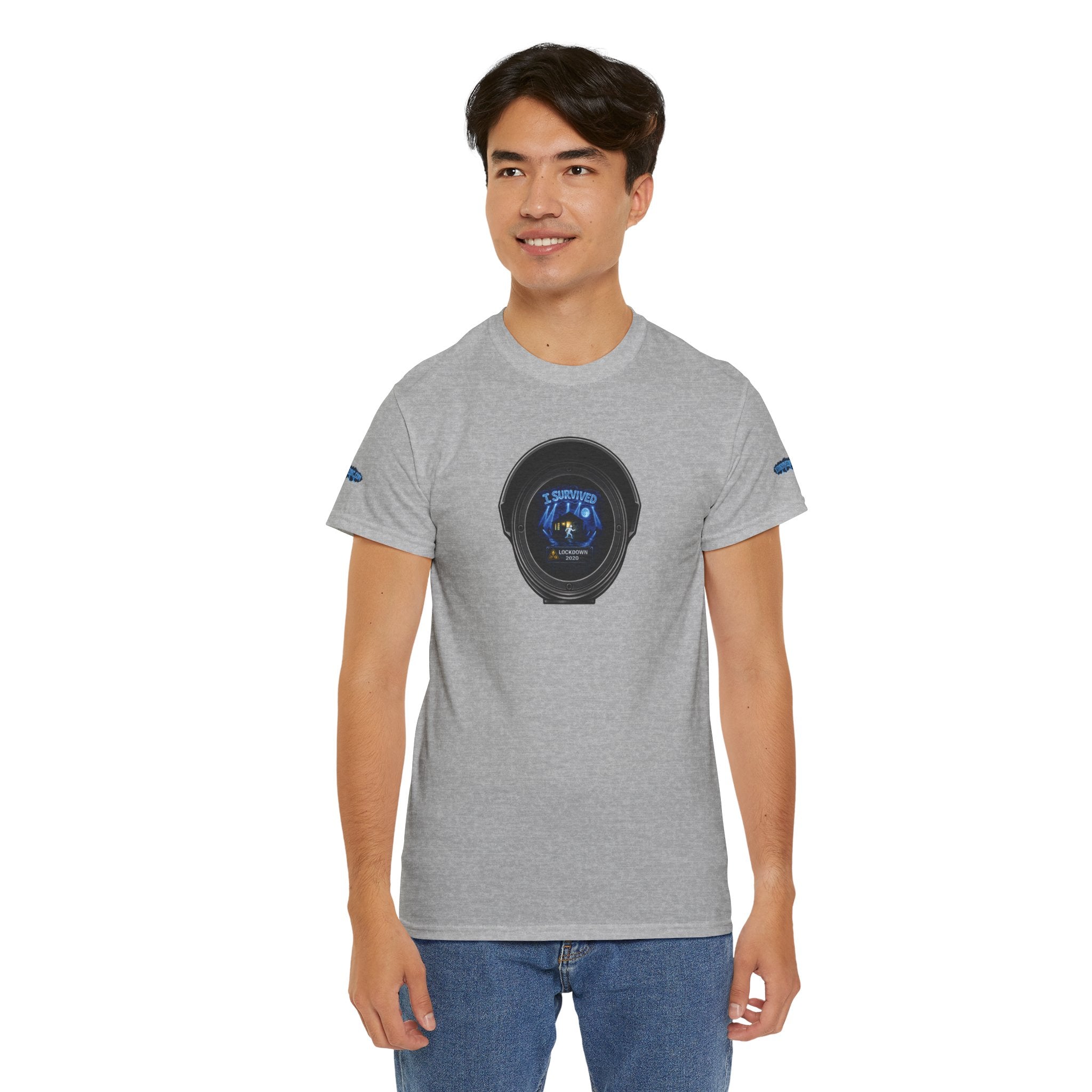 I Survived 2020 — LOCKDOWN S3:E1: Director's Cut Special Edition "Quarantine" Unisex Heavy Cotton Tee