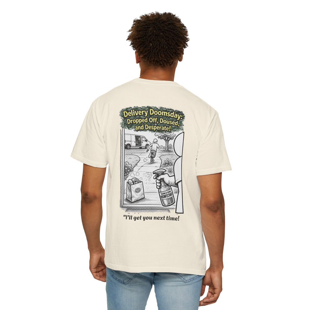 I Survived 2020 — Director's Cut S1:E5 "Delivery Doomsday" | Pandemic Edition Unisex Garment-Dyed T-shirt