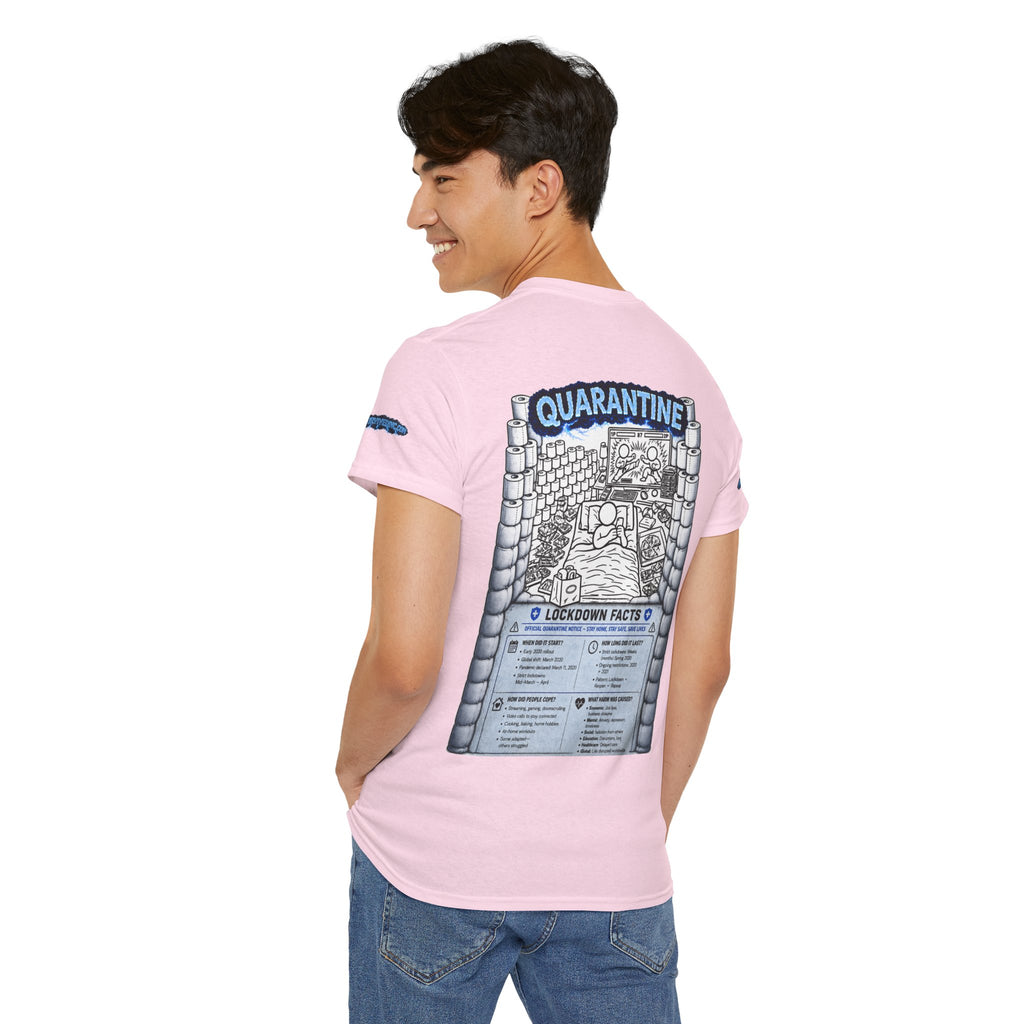I Survived 2020 — LOCKDOWN S3:E1: Special Edition "Quarantine" Unisex Heavy Cotton Tee