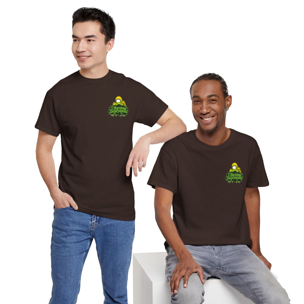 I Survived 2020 — "Please Stand By" Test Pattern Toxic Signal Tee Summer Premiere Unisex Heavy Cotton Tee