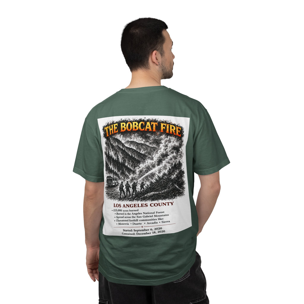 I Survived 2020 — S2:E2 "The Bobcat Fire" | Wildfire Edition Memorial Unisex Garment-Dyed T-shirt