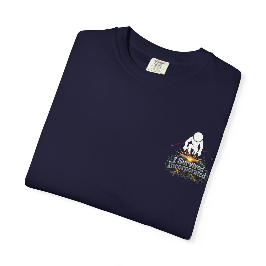 I Survived 2020 — "Please Stand By" Test Pattern Tee Summer Premier Unisex Garment-Dyed T-shirt
