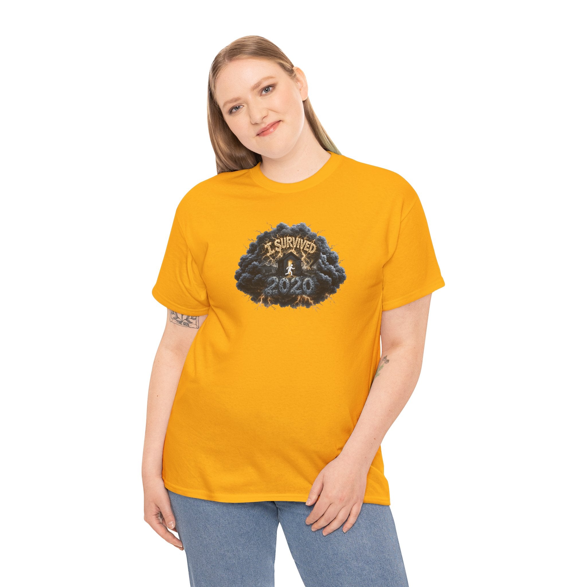 I Survived 2020 — Original PILOT Design: Director's Cut Unisex Heavy Cotton Tee