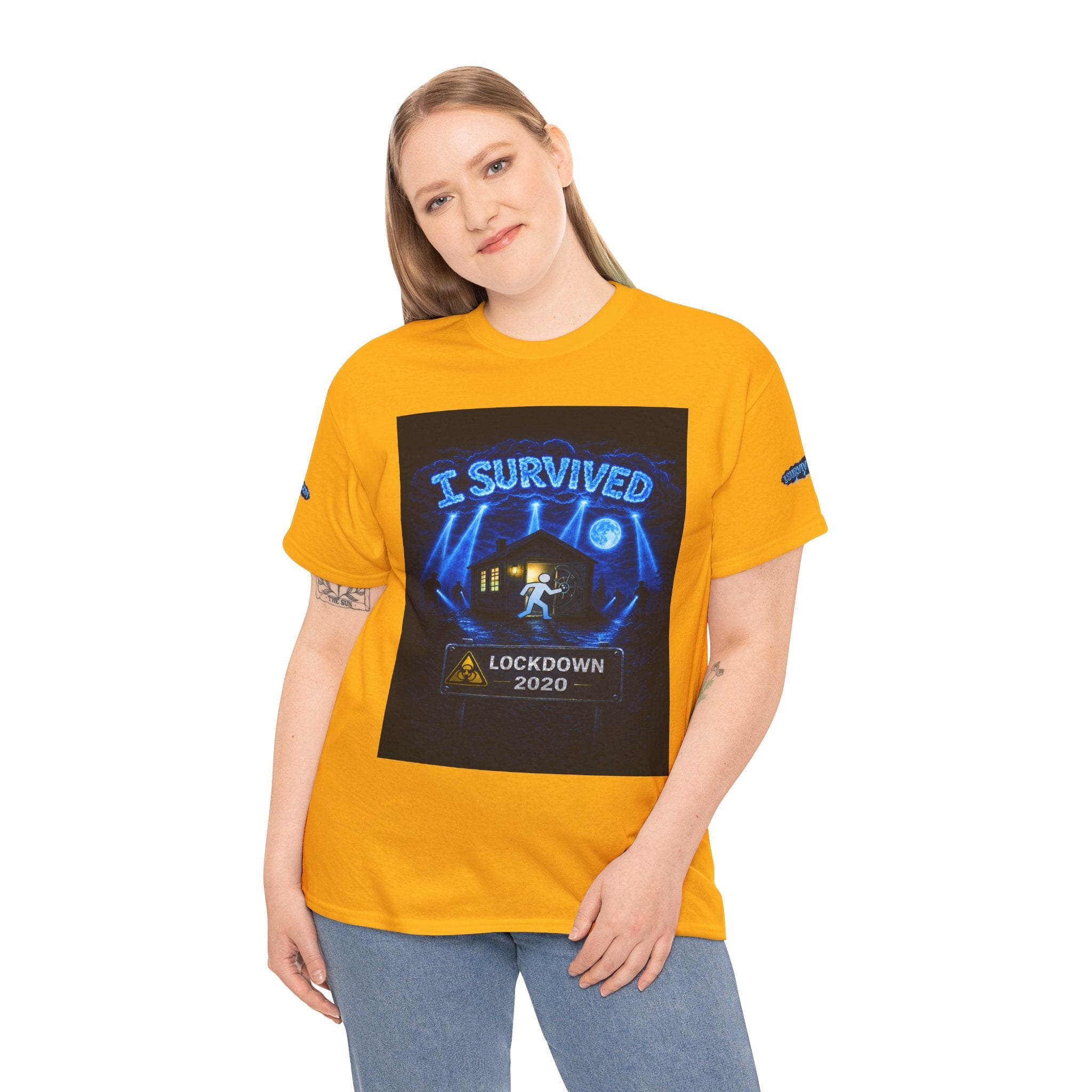 I Survived 2020 — S3:E2 "Dating Under Lockdown" | Lockdown Edition Documentary Unisex Heavy Cotton Tee (SPECIAL EDITION)