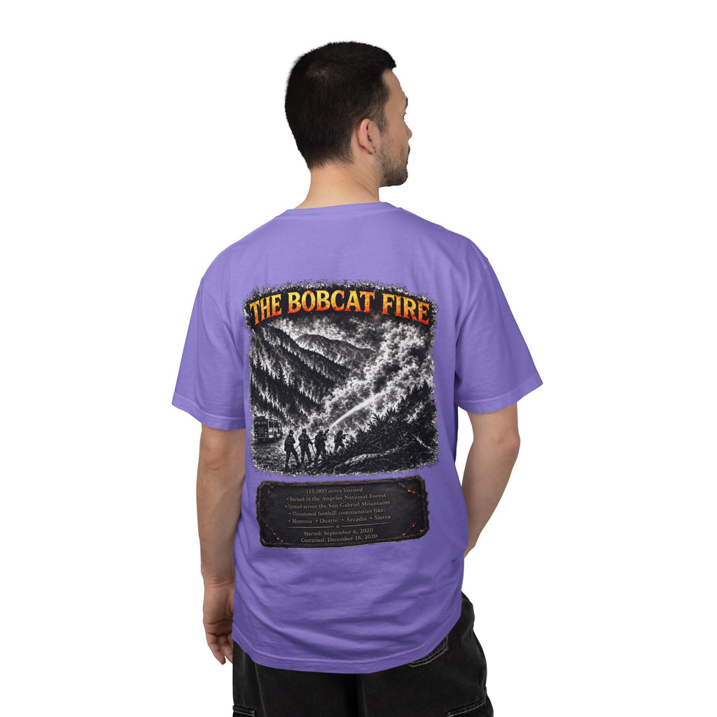 I Survived 2020 — Director's Cut S2:E2 "The Bobcat Fire" | Wildfire Edition Memorial Unisex Garment-Dyed T-shirt
