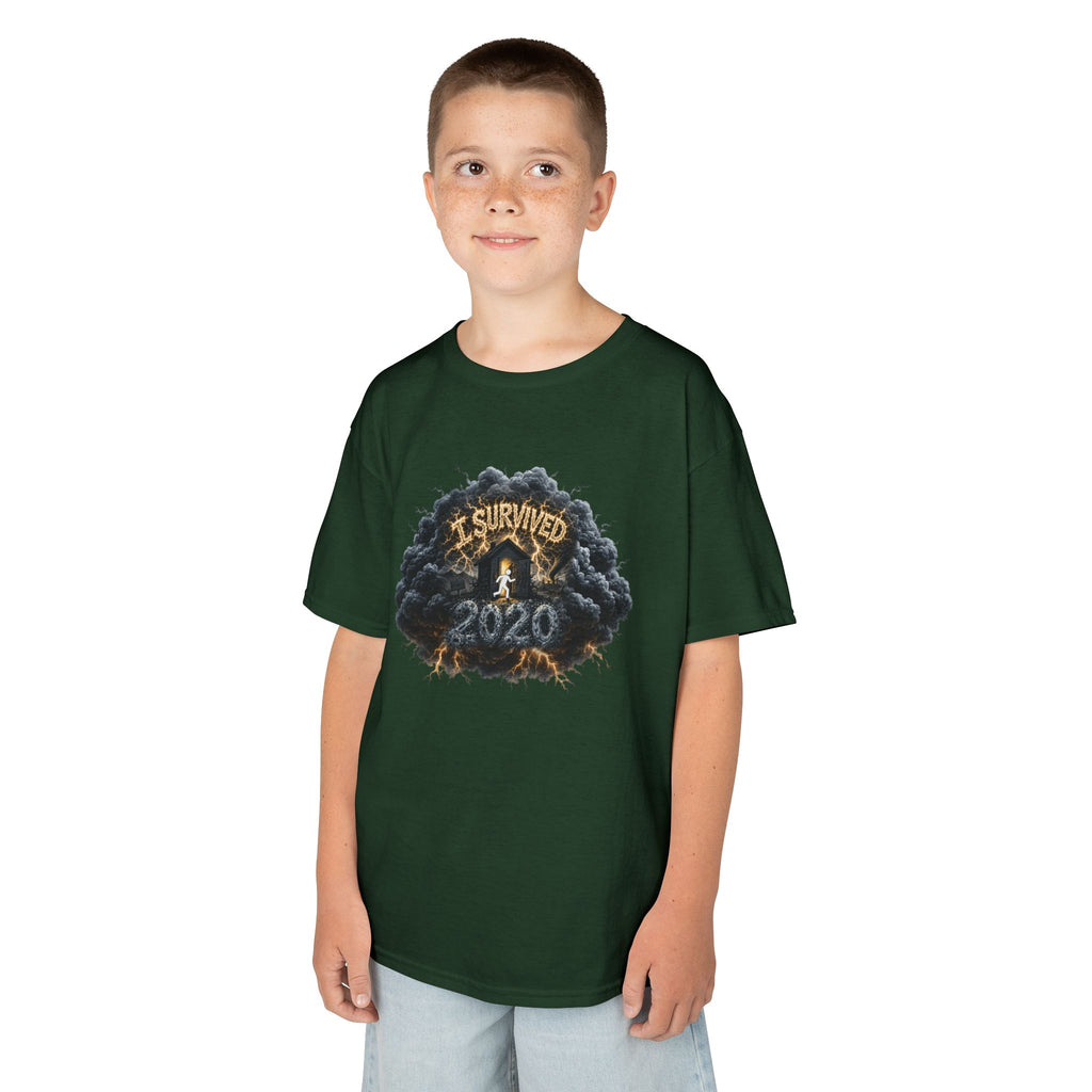 I Survived 2020 — Director's Cut Original Design Teaser Tee | Season 1 Premiere Drop Kids Heavy Cotton™ Tee