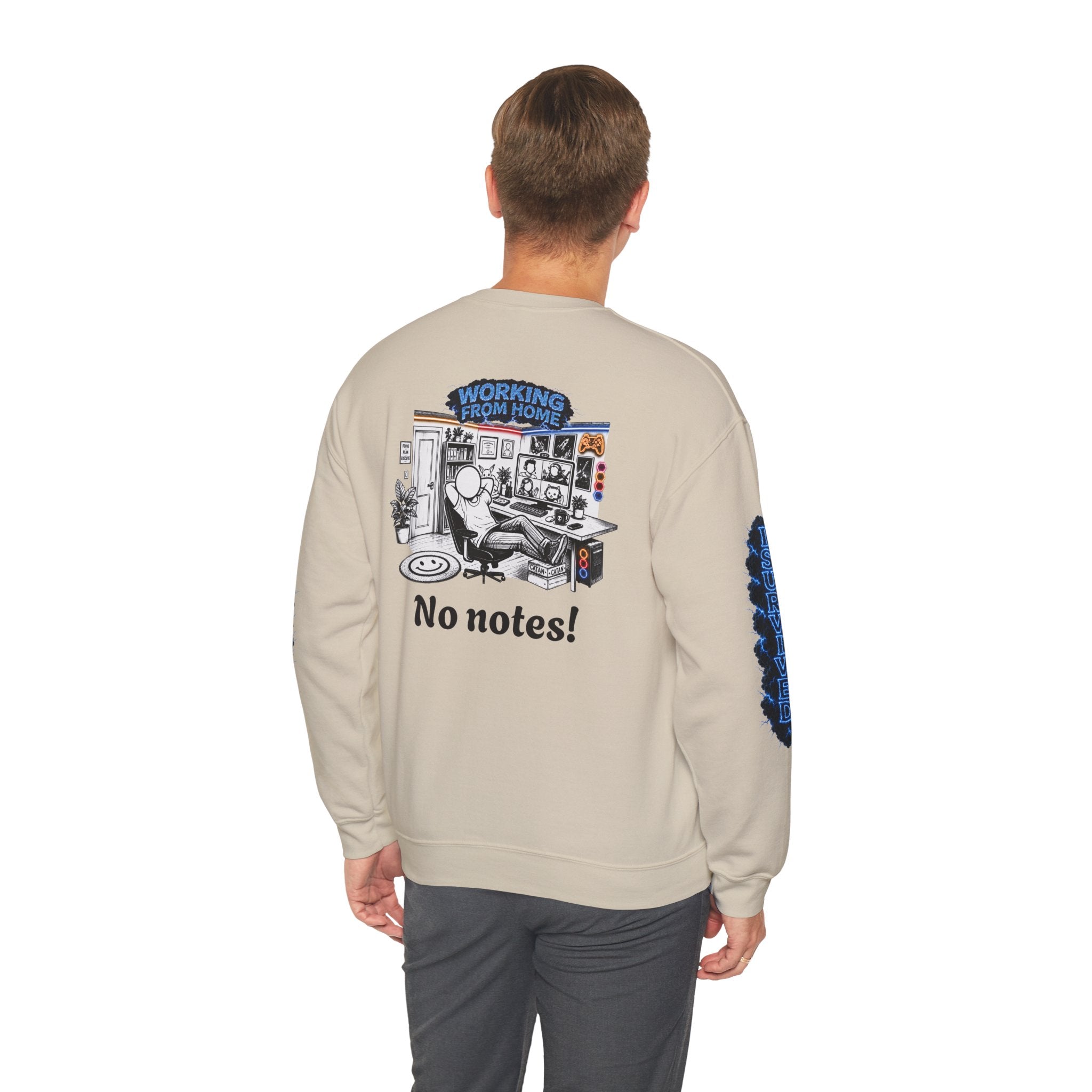 I Survived 2020 — Director's Cut S3:E4 "Working From Home" | Mid-Season Finale Pt. 1 | Lockdown Edition Documentary Unisex Heavy Blend™ Crewneck Sweatshirt