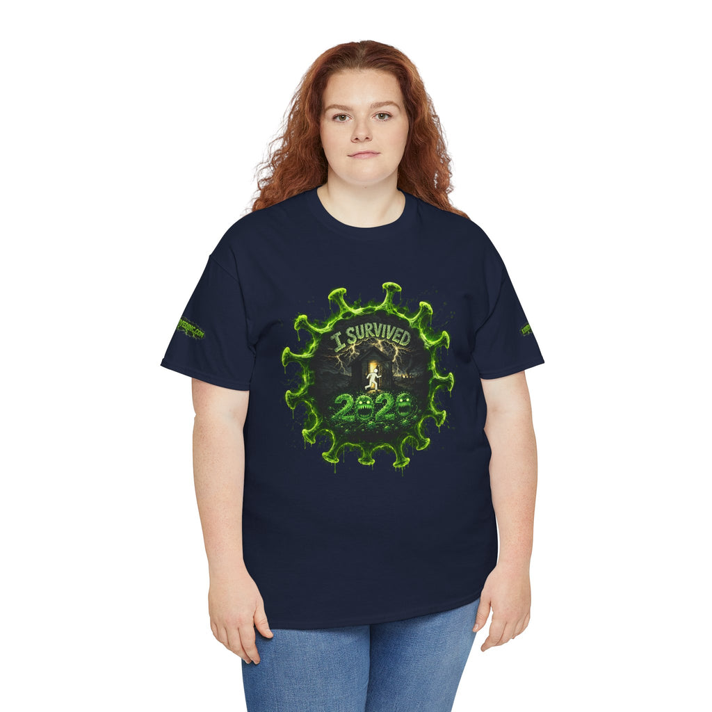 I Survived 2020 — Director's Cut S1:E1 "COVID-19: The Coronavirus" | Pandemic Edition Unisex Heavy Cotton Tee (SPECIAL EDITION)