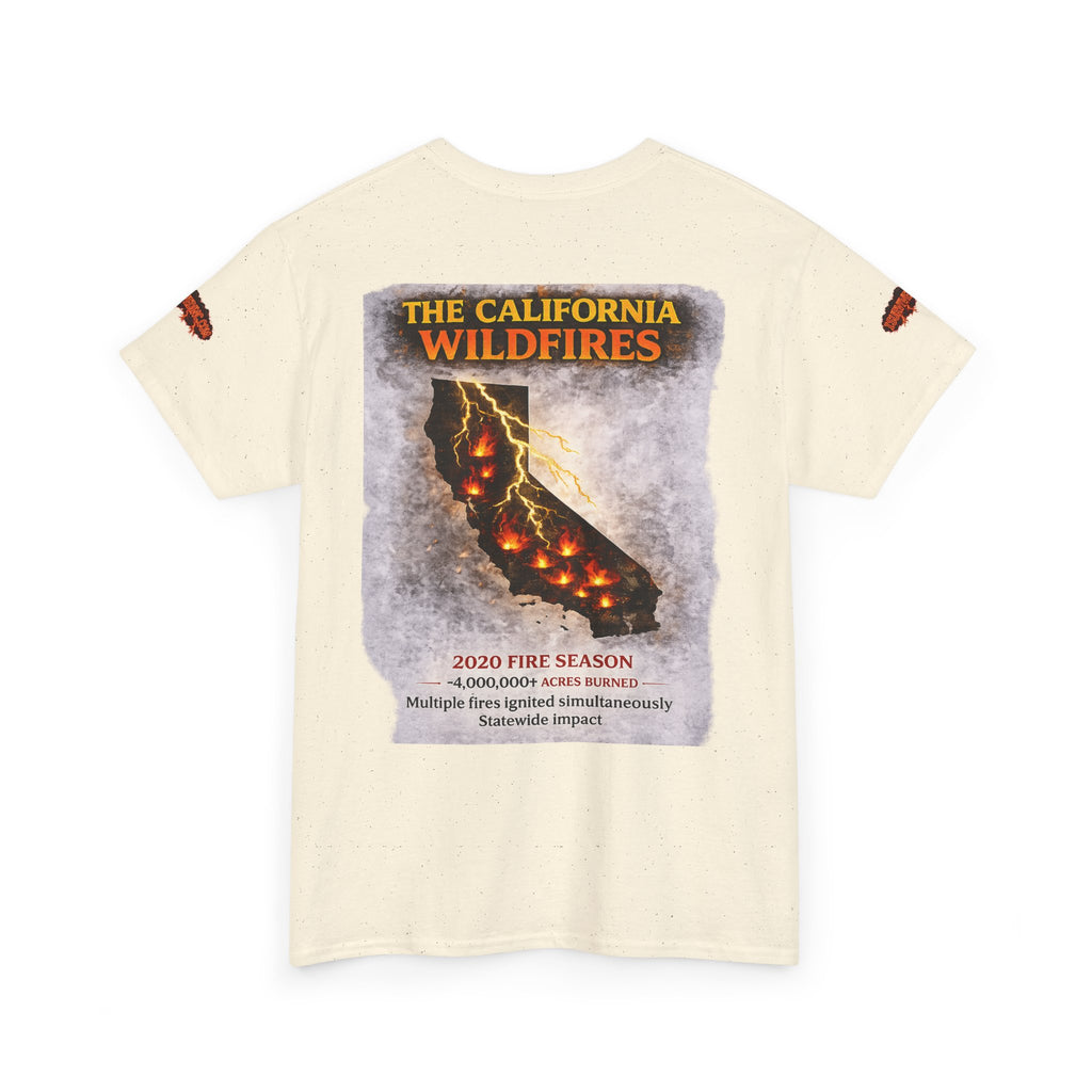 I Survived 2020 — Director's Cut S2:E3 "The California Wildfires" | Wildfire Edition Memorial Unisex Heavy Cotton Tee (SPECIAL EDITION)