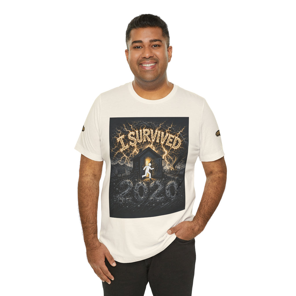 I Survived 2020 — Original Design Teaser Tee | Season 1 Premiere Drop Unisex Jersey Short Sleeve Tee