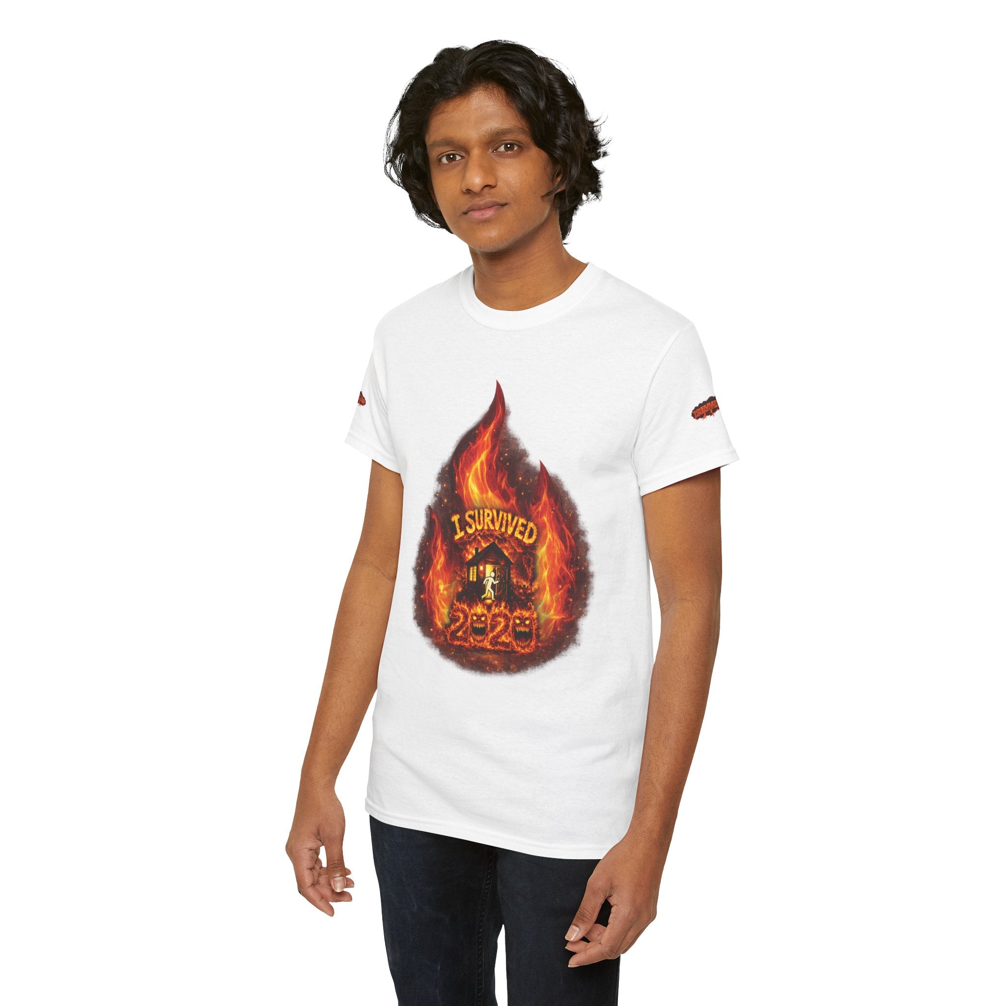 I Survived 2020 — Director's Cut S2:E3 "The California Wildfires" | Wildfire Edition Memorial Unisex Heavy Cotton Tee (SPECIAL EDITION)