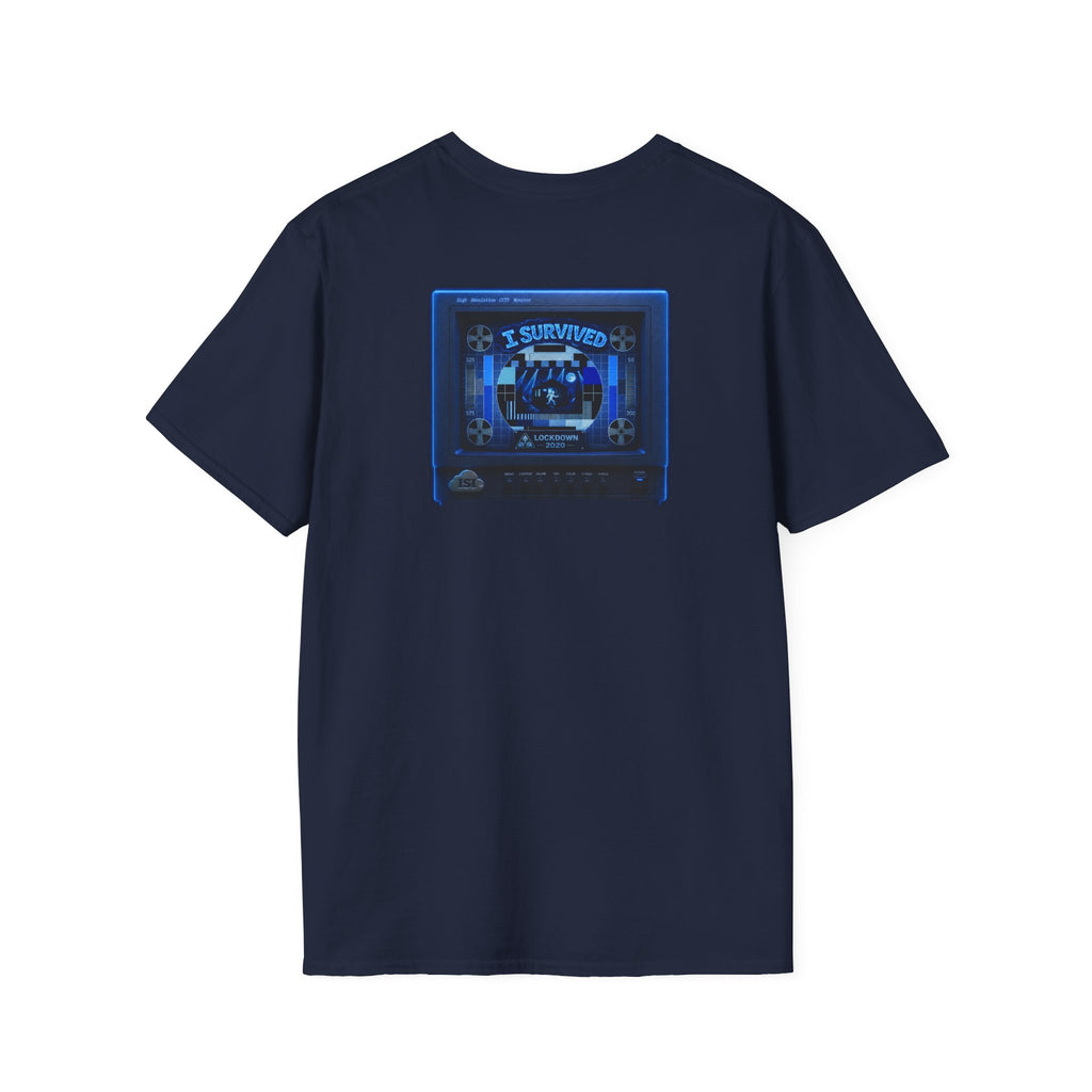 I Survived 2020 — "Please Stand By" Test Pattern Tee Lockdown Edition Summer Exclusive Unisex Softstyle T-Shirt