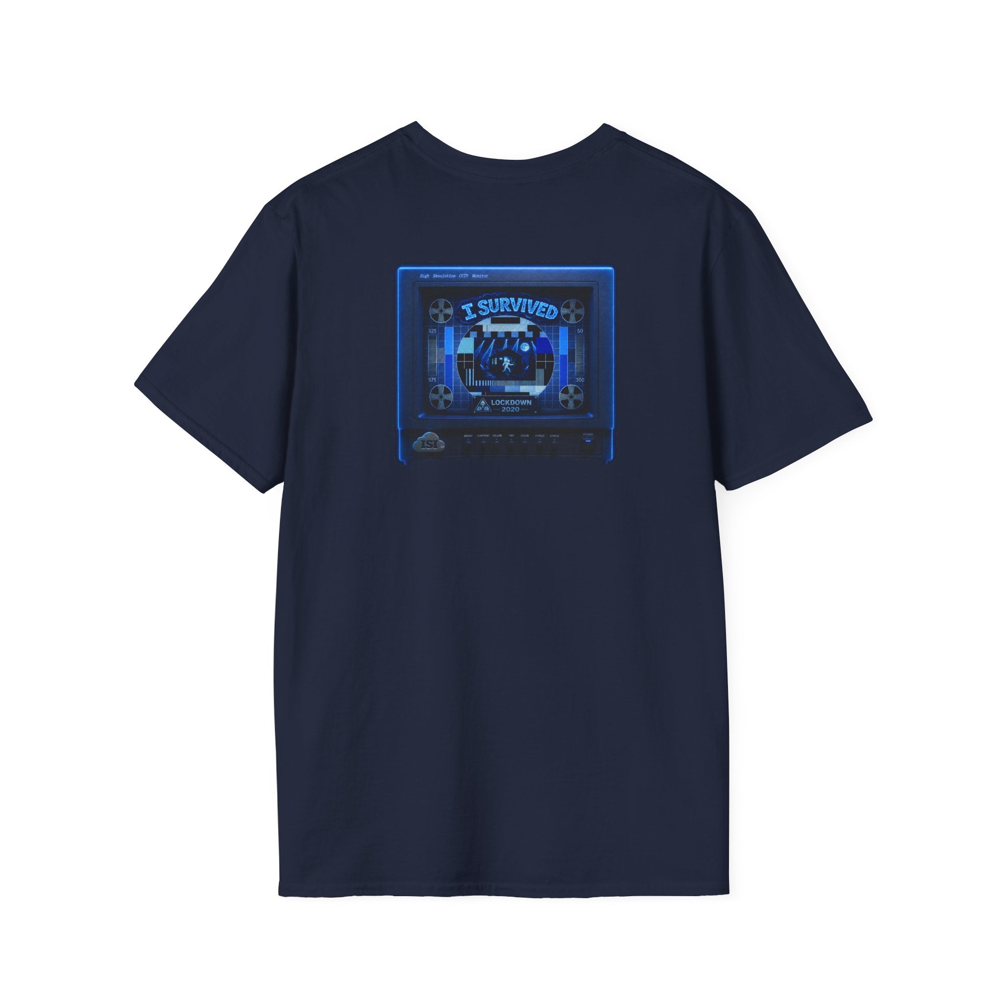 I Survived 2020 — "Please Stand By" Test Pattern Tee Lockdown Edition Summer Exclusive Unisex Softstyle T-Shirt