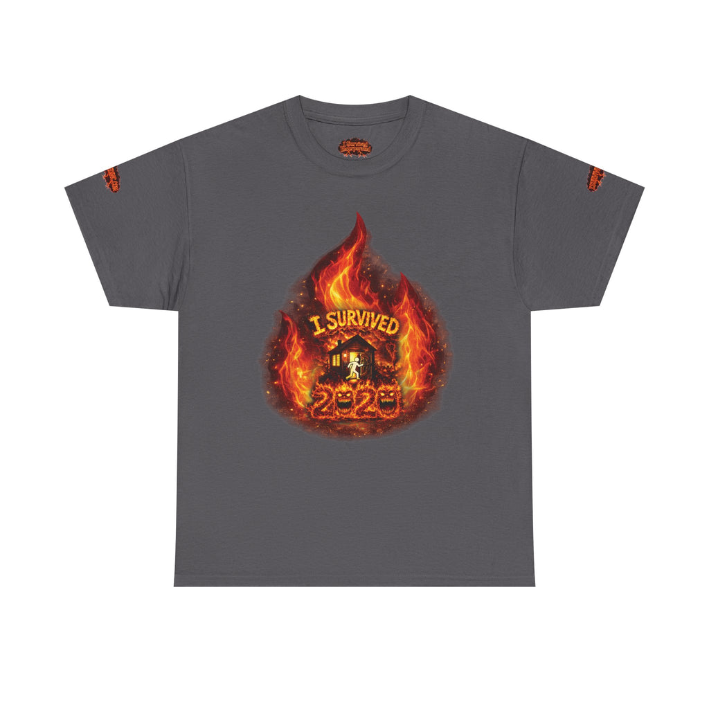 I Survived 2020 — Director's Cut S2:E3 "The California Wildfires" | Wildfire Edition Memorial Unisex Heavy Cotton Tee (SPECIAL EDITION)
