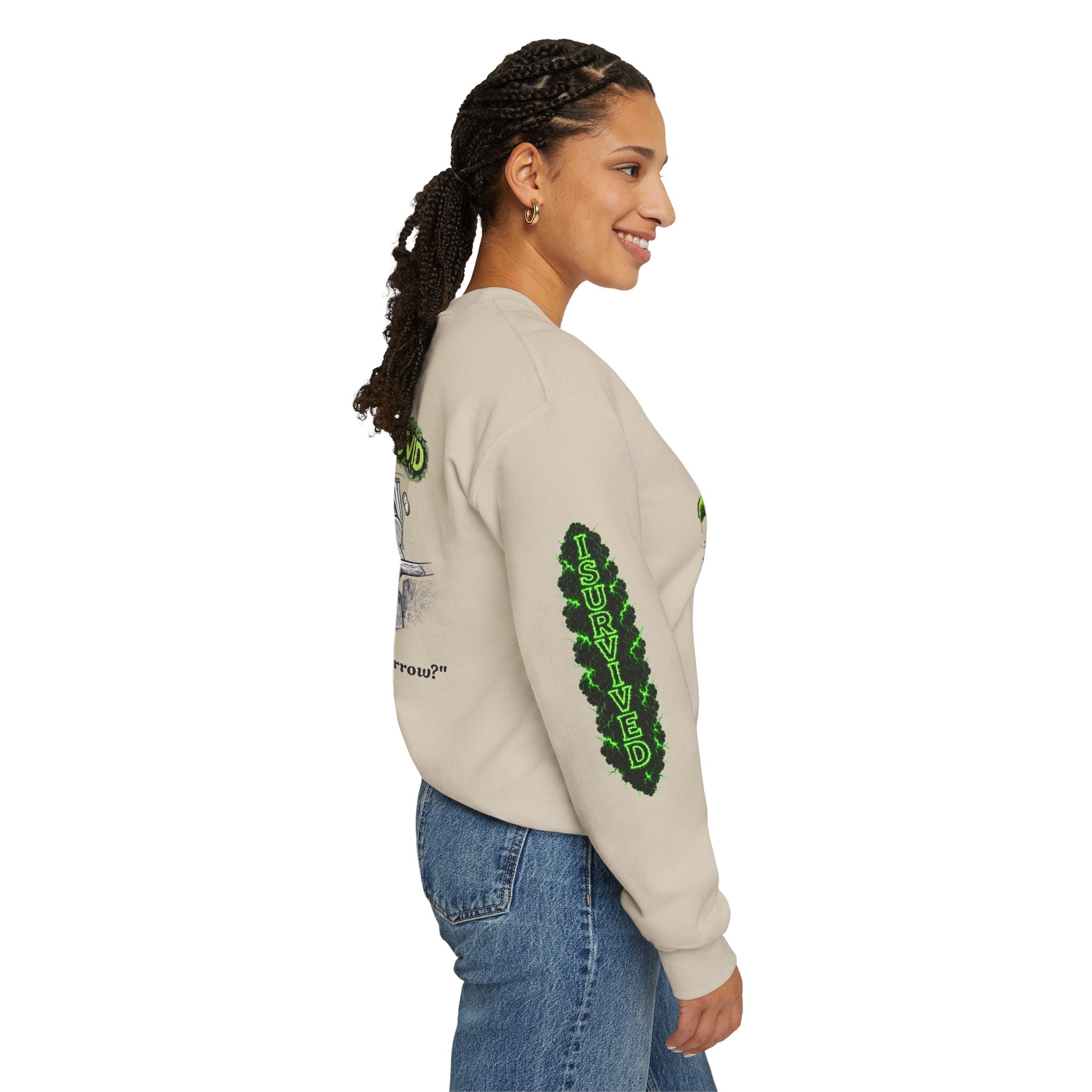 I Survived 2020 — Director's Cut S1:E2 "The Coming of COVID" | Pandemic Edition Unisex Heavy Blend™ Crewneck Sweatshirt