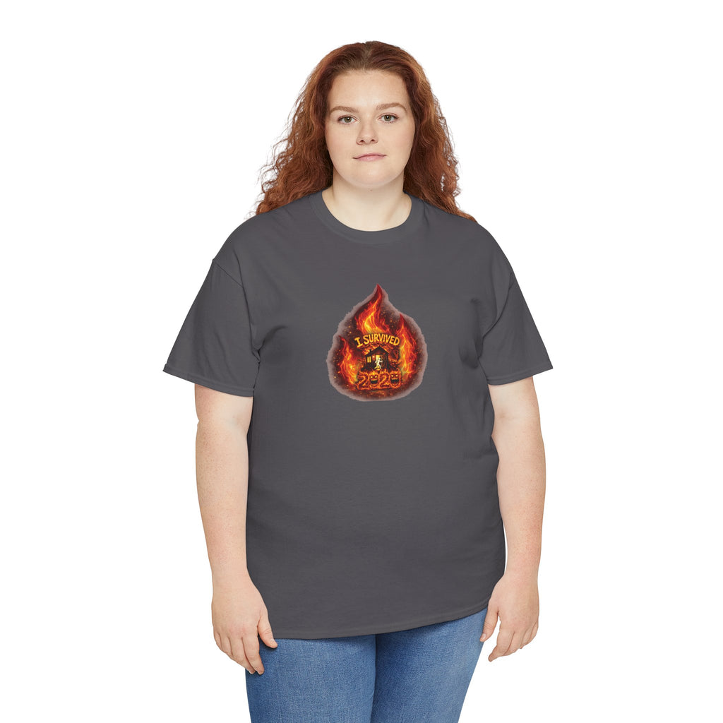 I Survived 2020 — WILDFIRES S2:E1: Director's Cut "Berry Creek" Memorial Unisex Heavy Cotton Tee