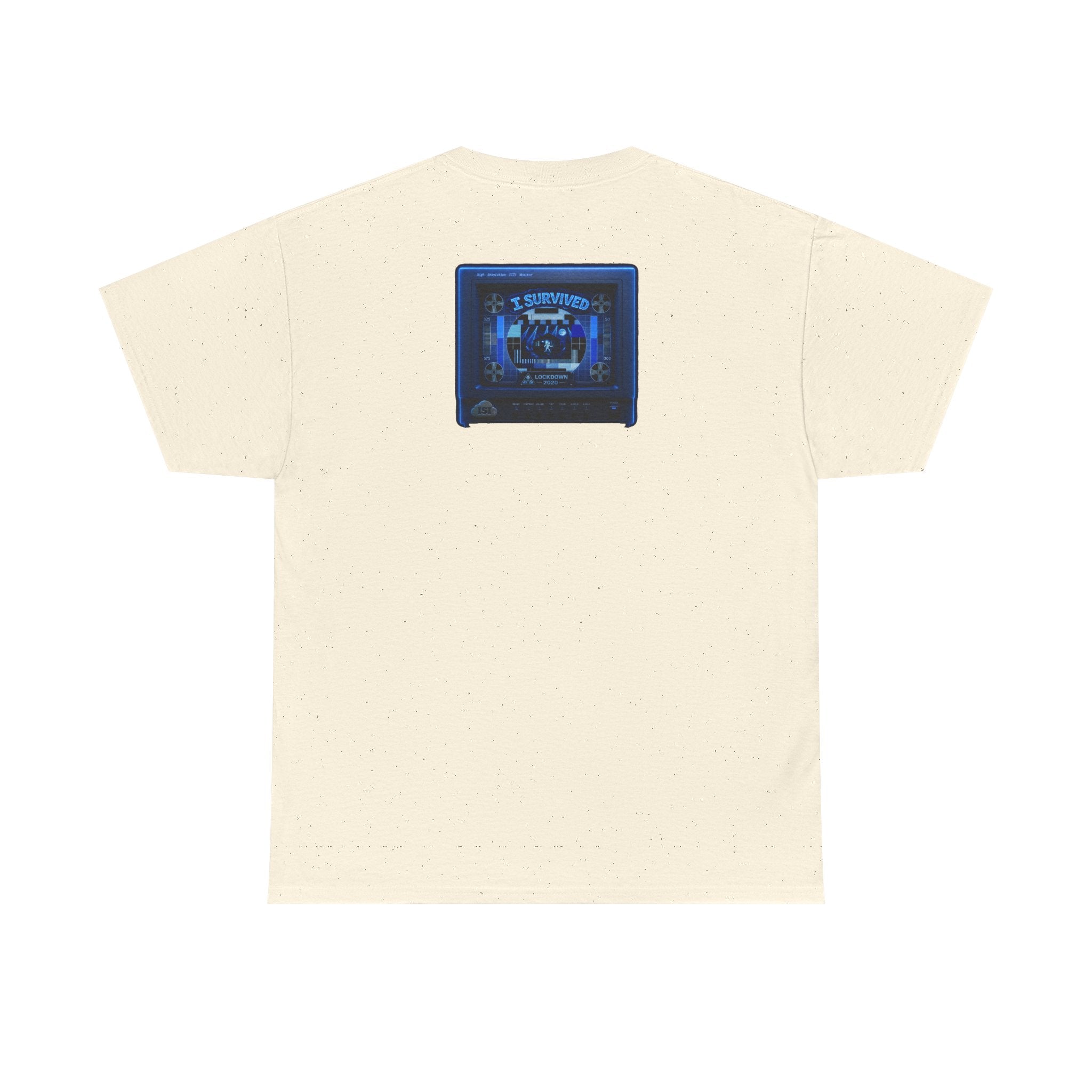 I Survived 2020 — "Please Stand By" Test Pattern Tee Lockdown Surveillance Edition Summer Exclusive Unisex Heavy Cotton Tee