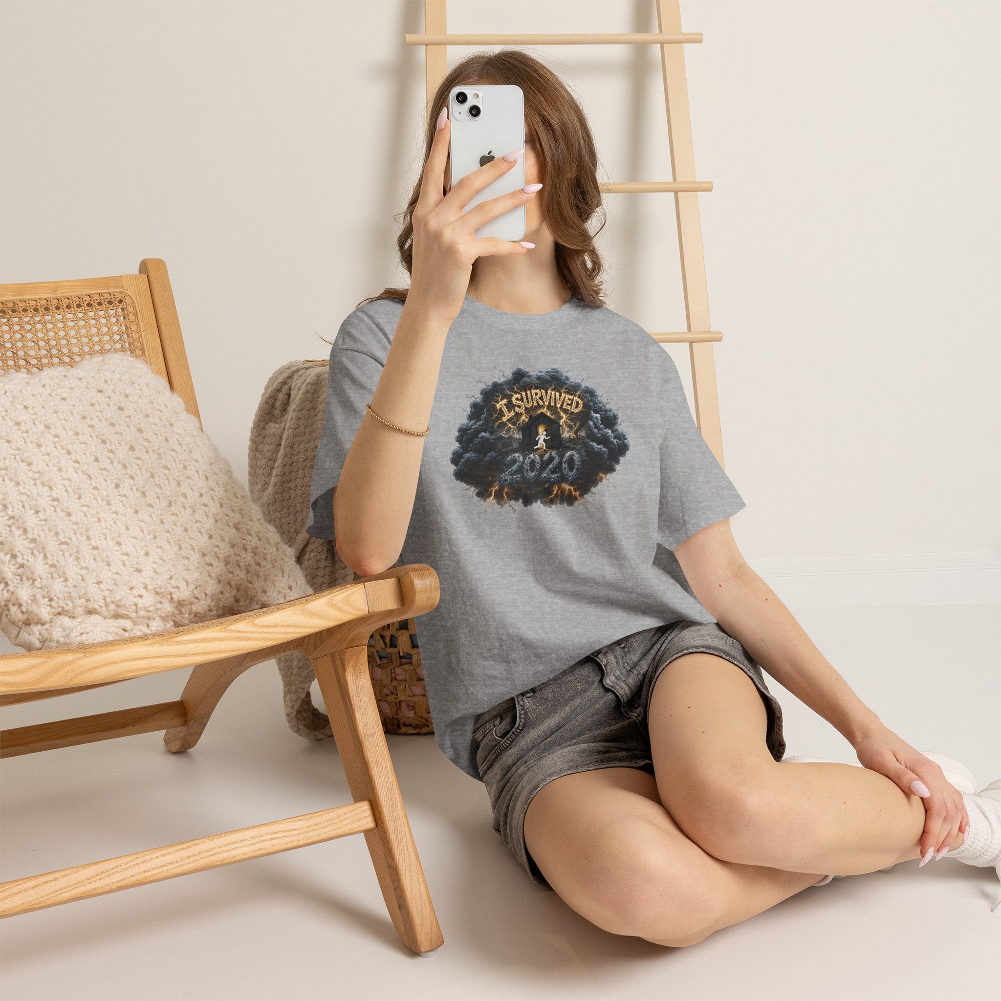 I Survived 2020 —  Deriector's Cut Original Design Teaser Tee | Season 1 Premiere Drop Unisex Heavy Cotton Tee