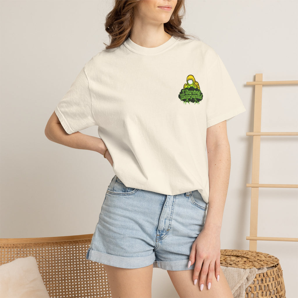 I Survived 2020 — "Please Stand By" Test Pattern Toxic Signal Tee Summer Premiere Unisex Garment-Dyed T-shirt