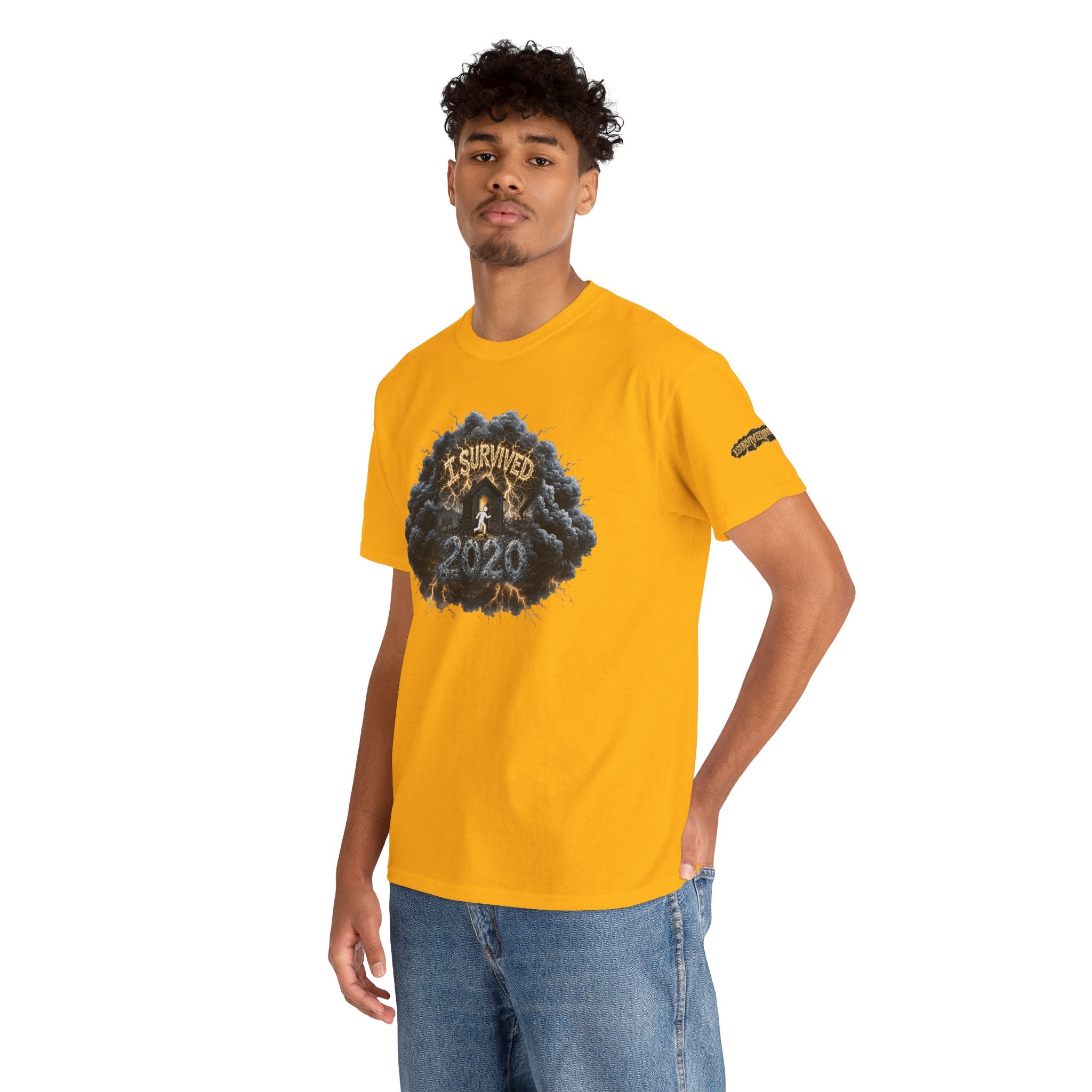 I Survived 2020 — Director's Cut Original Design Teaser Tee | Season 1 Premiere Drop Unisex Heavy Cotton Tee (SPECIAL EDITION)