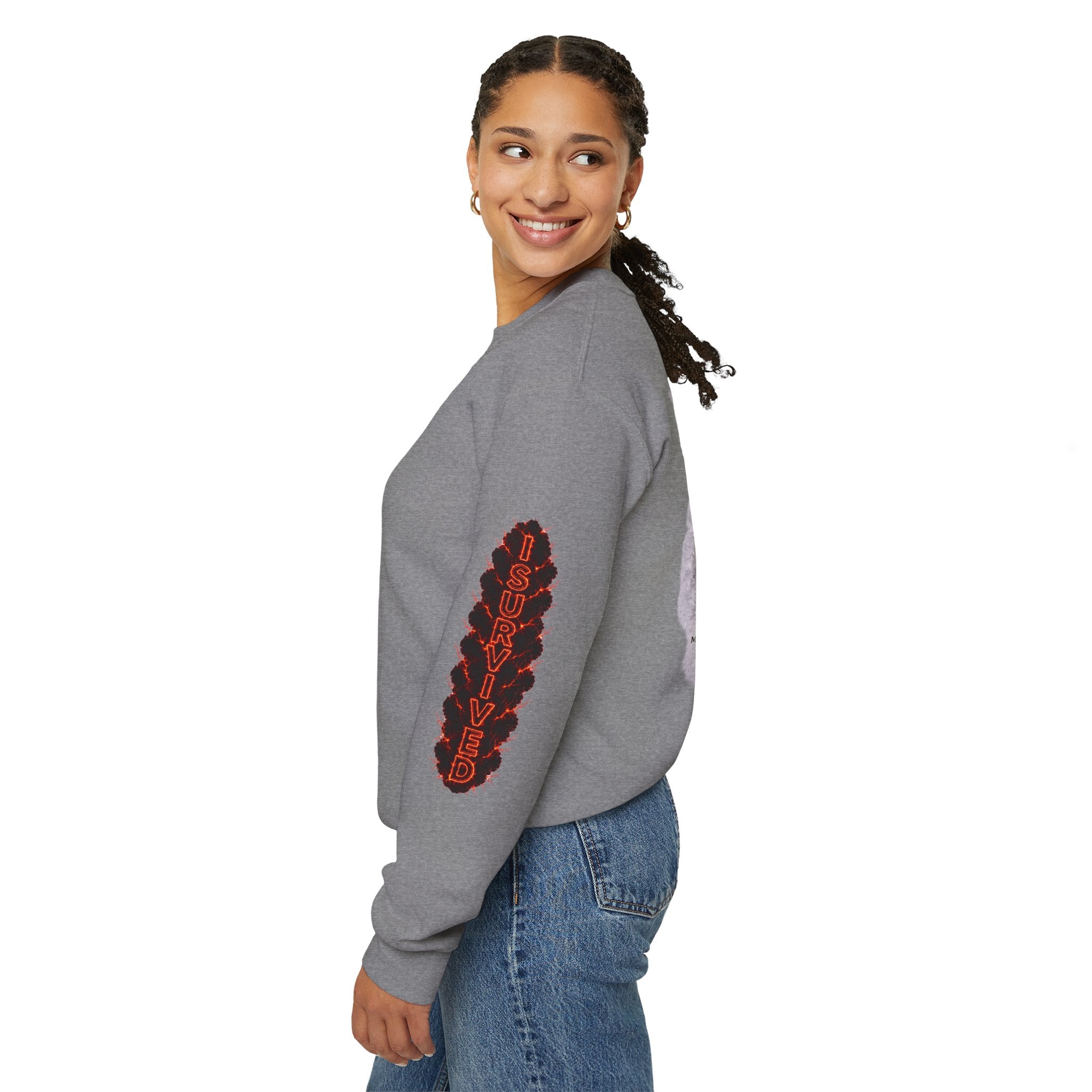 I Survived 2020 — WILDFIRES S2:E3: Director's Cut "The California Wildfires" Memorial Unisex Heavy Blend™ Crewneck Sweatshirt