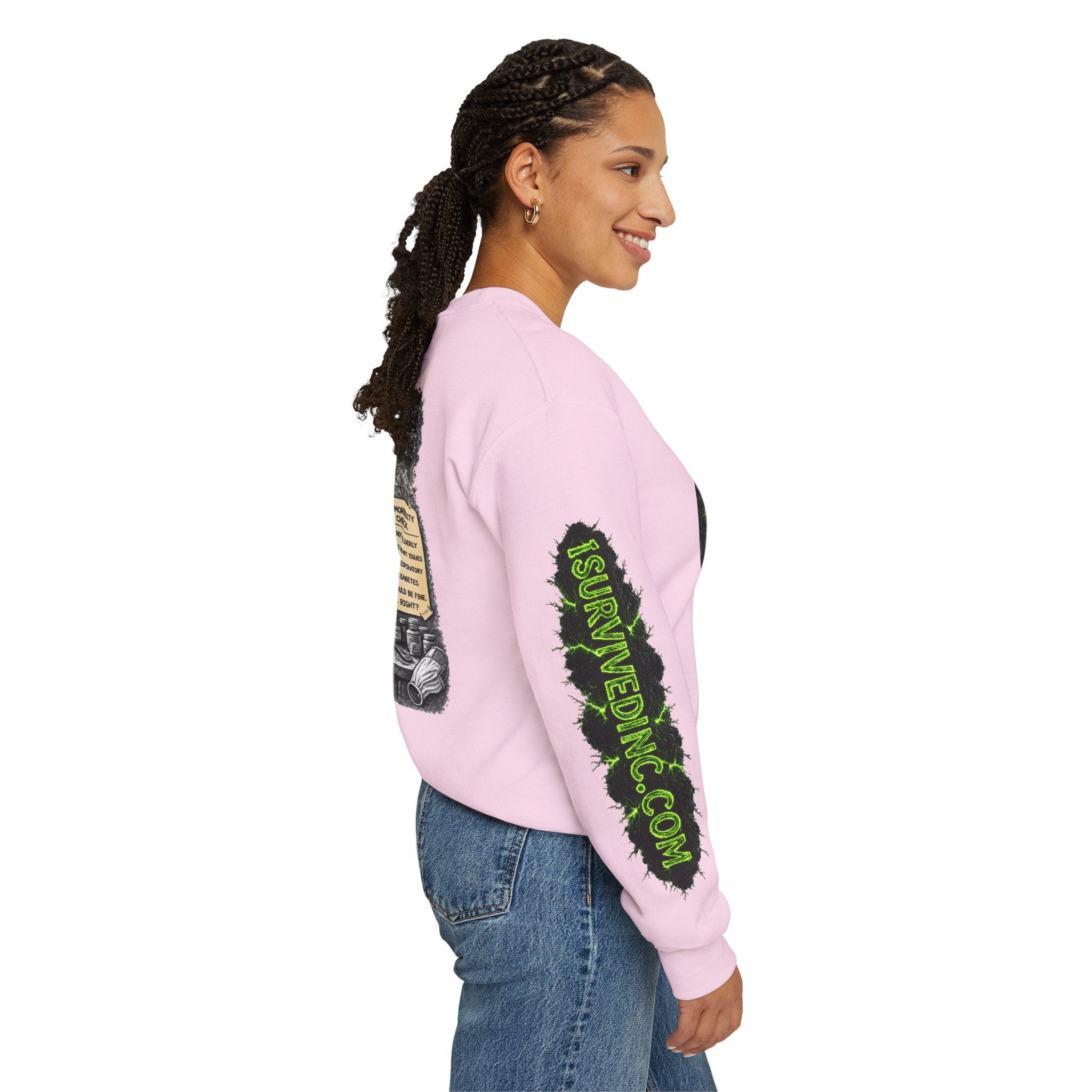 I Survived 2020 — S1:E1 "COVID-19: The Coronavirus" | Pandemic Edition Unisex Heavy Blend™ Crewneck Sweatshirt
