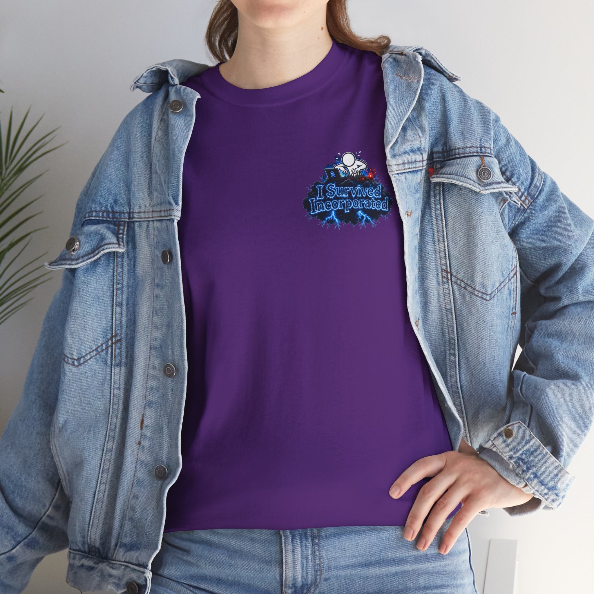 I Survived 2020 — "Please Stand By" Test Pattern Tee Lockdown Surveillance Edition Summer Exclusive Unisex Heavy Cotton Tee