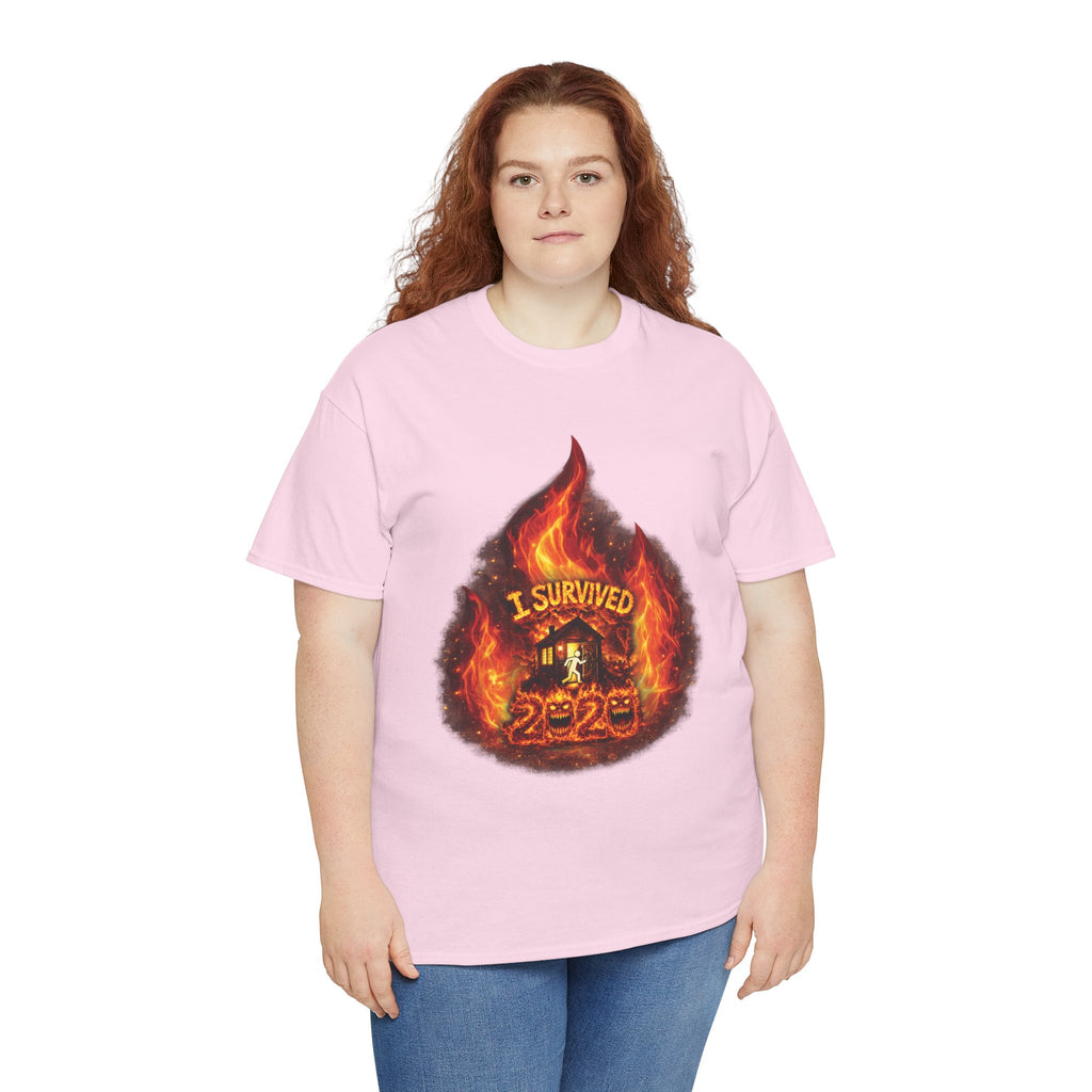 I Survived 2020 — Director's Cut S2:E1 "Berry Creek" | Wildfire Edition Memorial Unisex Heavy Cotton Tee