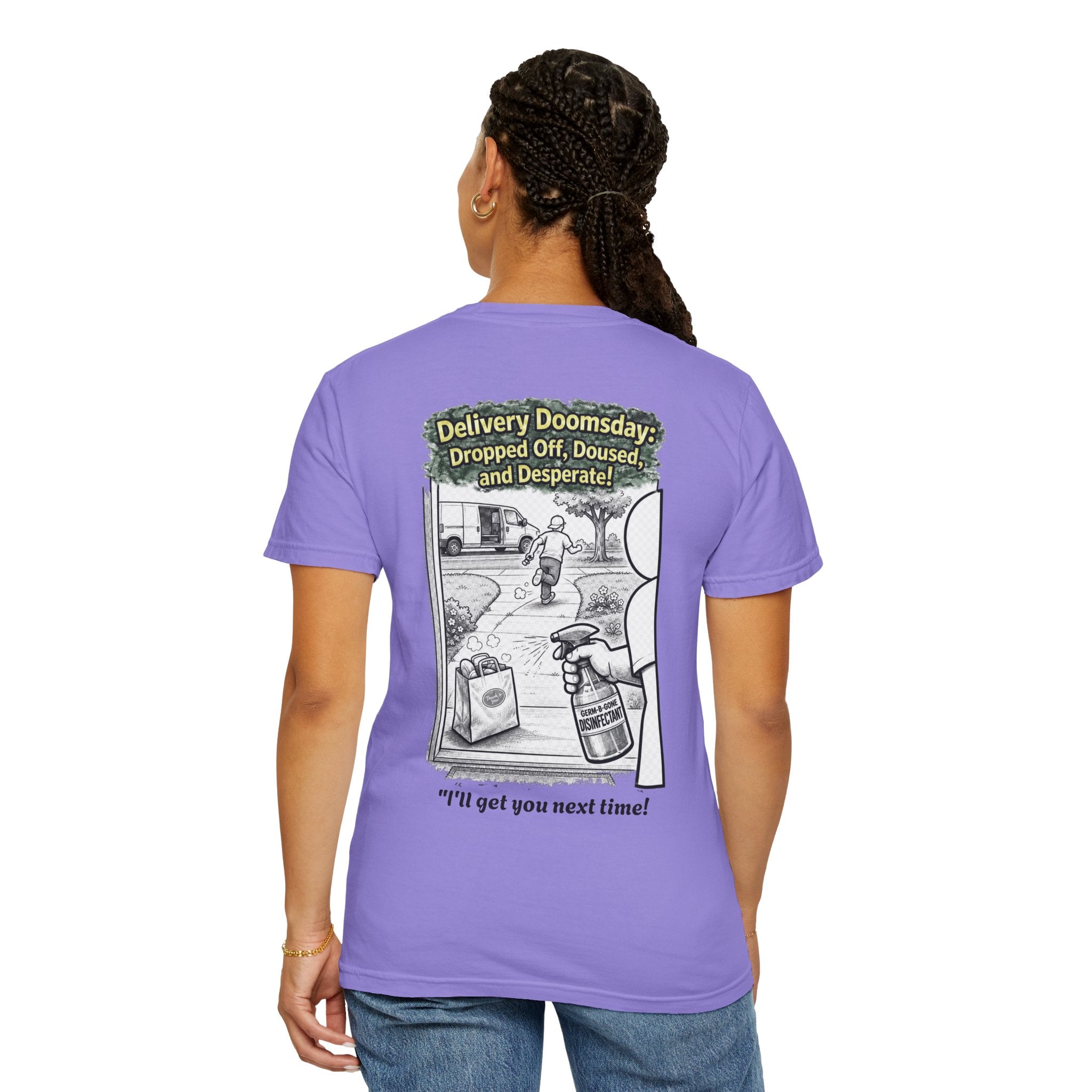 I Survived 2020 — Director's Cut S1:E5 "Delivery Doomsday" | Pandemic Edition Unisex Garment-Dyed T-shirt