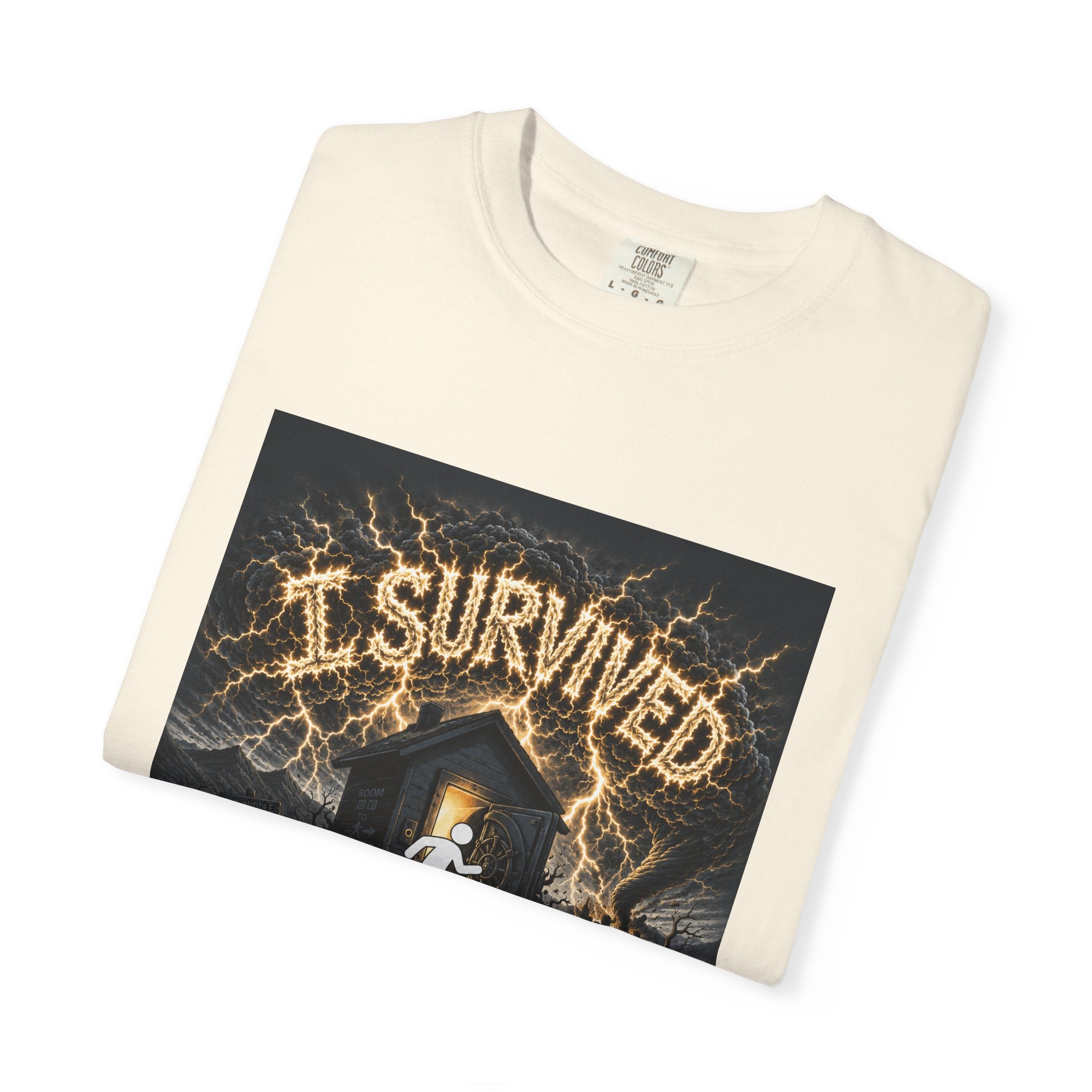 I Survived 2020 — Original Design Teaser Tee | Season 1 Premiere Drop Unisex Garment-Dyed T-shirt