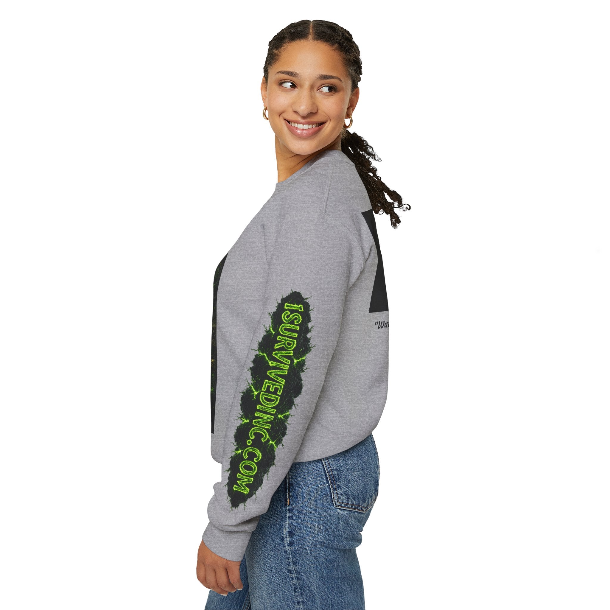 I Survived 2020 — S1:E3 "The Jab!" | Pandemic Edition Unisex Heavy Blend™ Crewneck Sweatshirt
