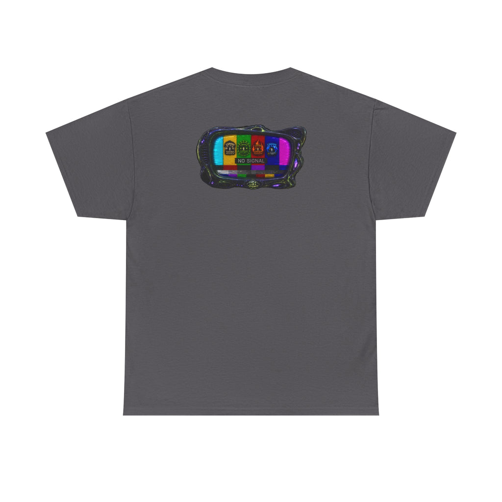 I Survived 2020 — "No Signal" Test Pattern Tee Alien Broadcast Finale Summer Premiere Unisex Heavy Cotton Tee